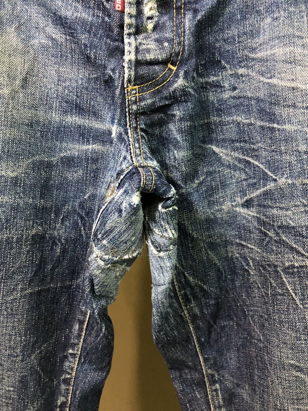 Dsquared2 Dsquared2 Distressed Denim Jeans Size 33" - 4 Thumbnail