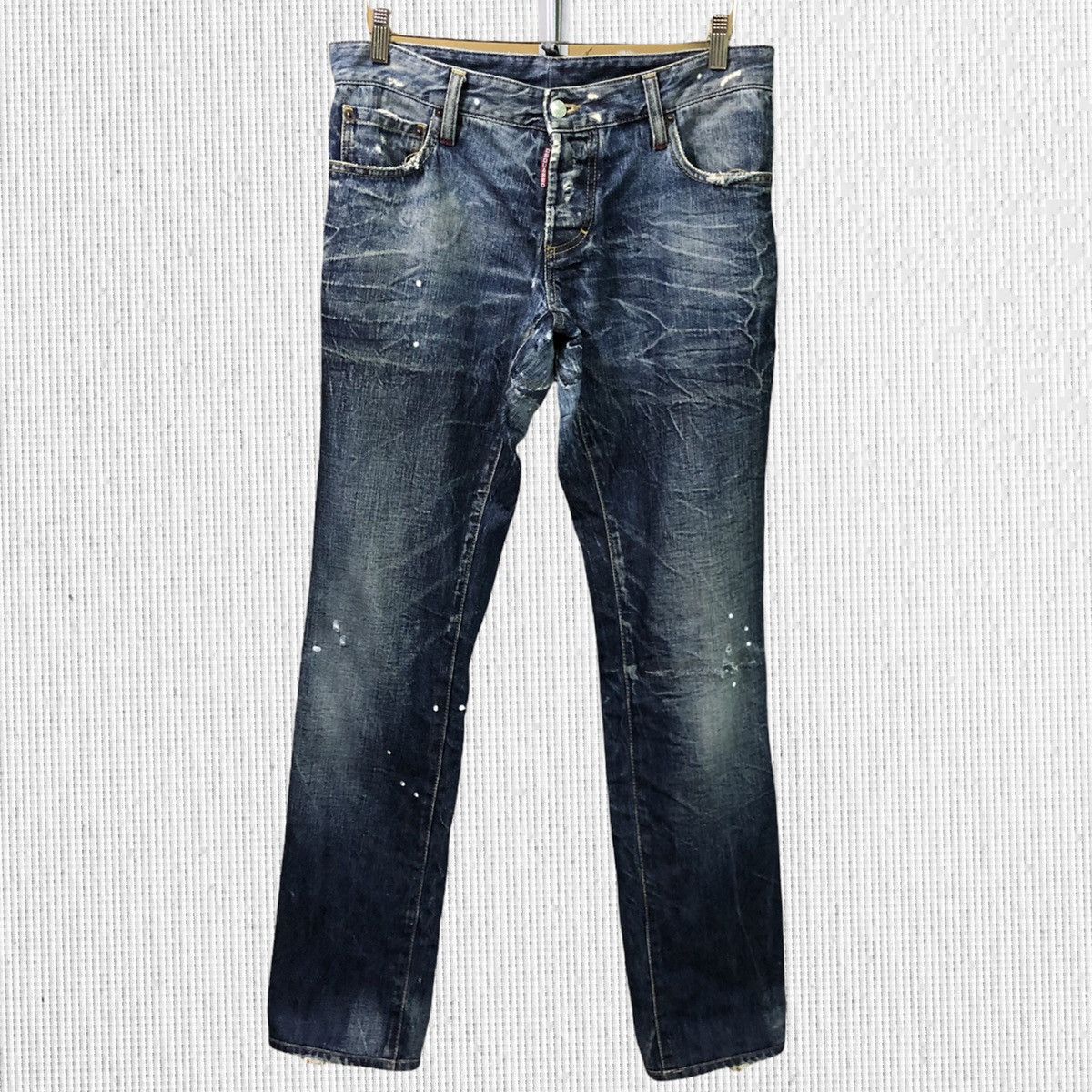 Dsquared2 Dsquared2 Distressed Denim Jeans Size 33" - 1 Thumbnail