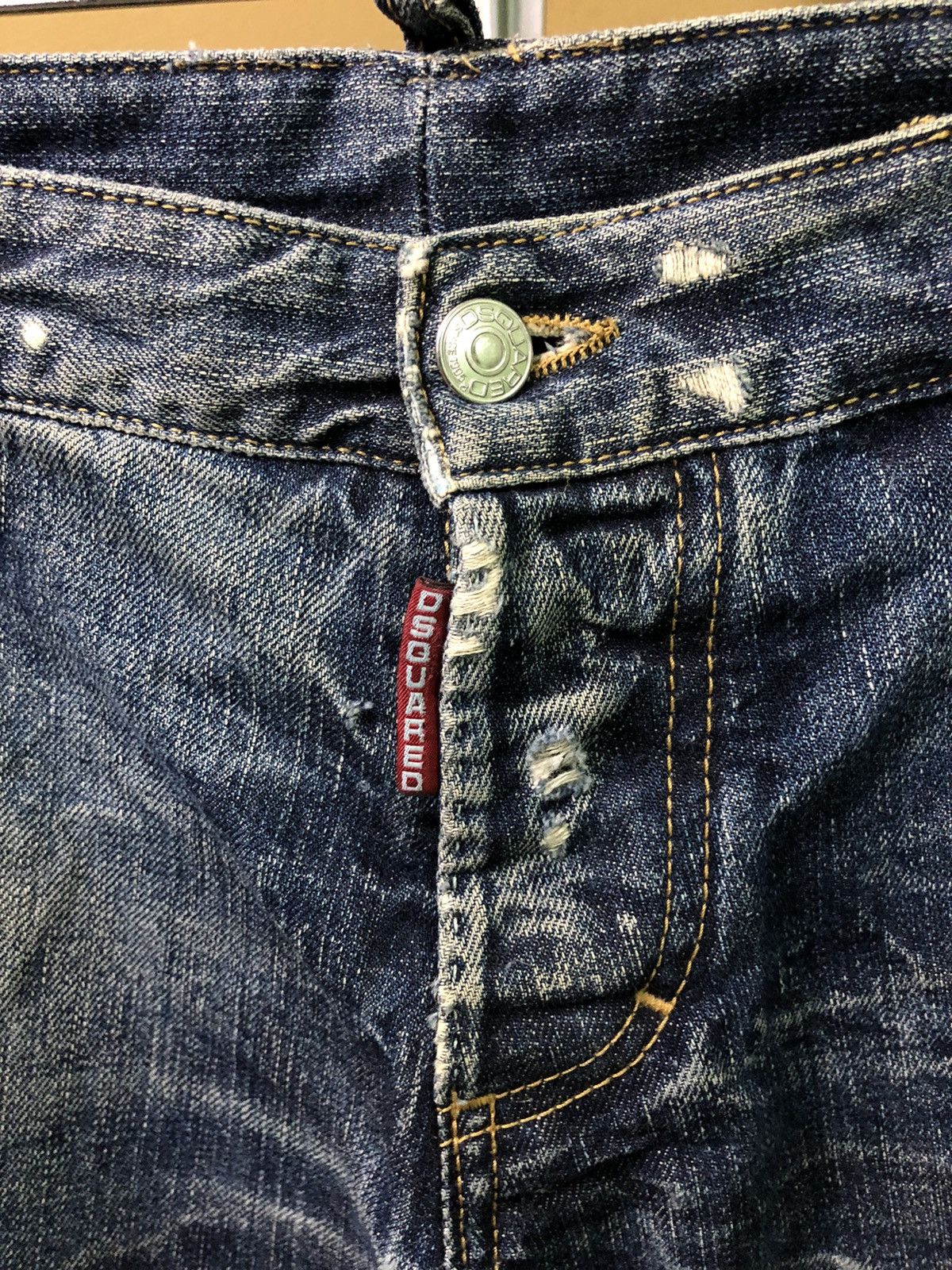 Dsquared2 Dsquared2 Distressed Denim Jeans Size 33" - 5 Thumbnail