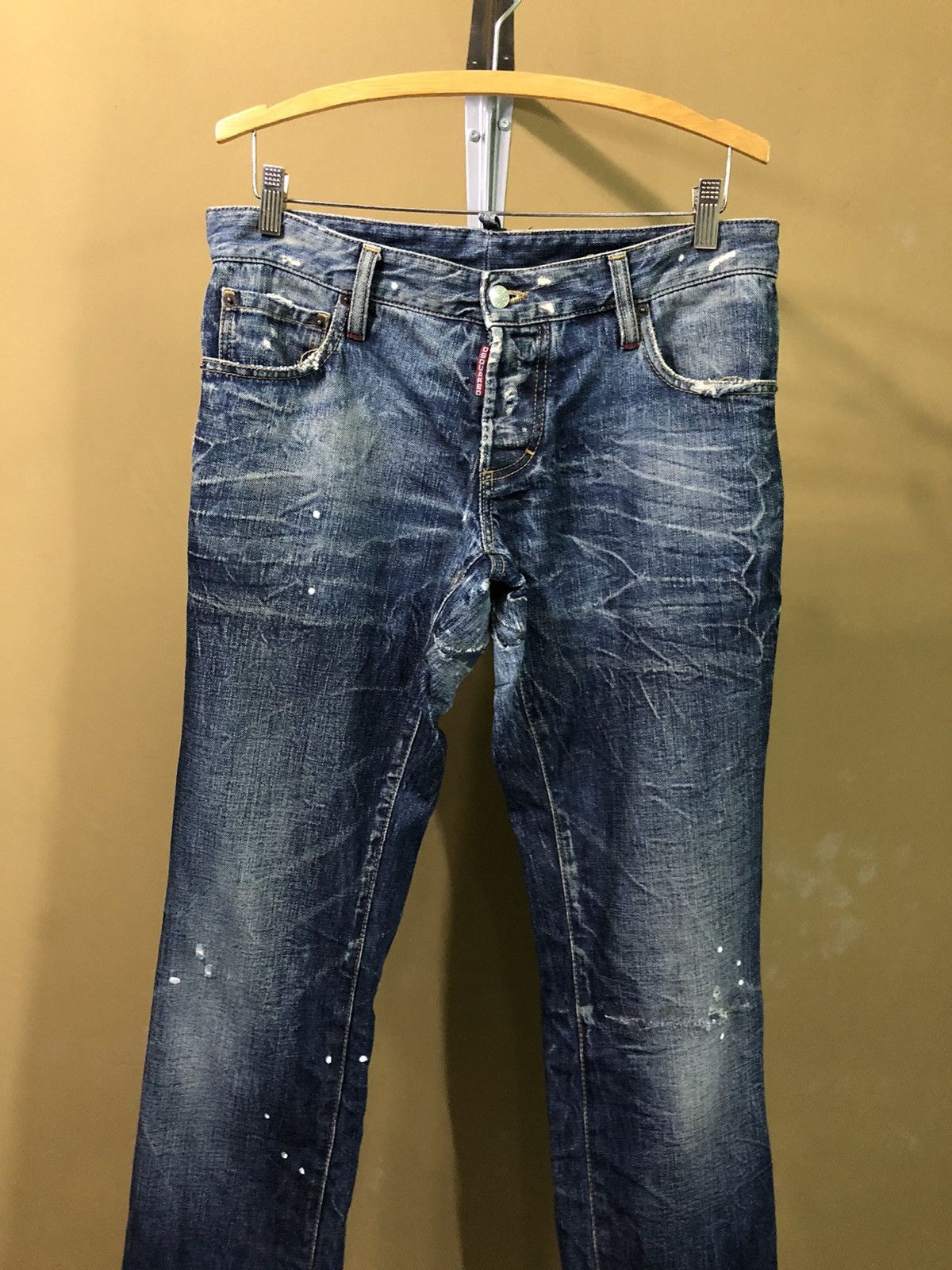 Dsquared2 Dsquared2 Distressed Denim Jeans Size 33" - 3 Thumbnail