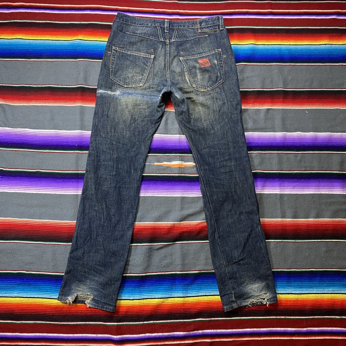 Marithe + Francois Girbaud Vintage Marithe Francois Girbaud Distressed Denim Size US 36 / EU 52 - 14 Thumbnail