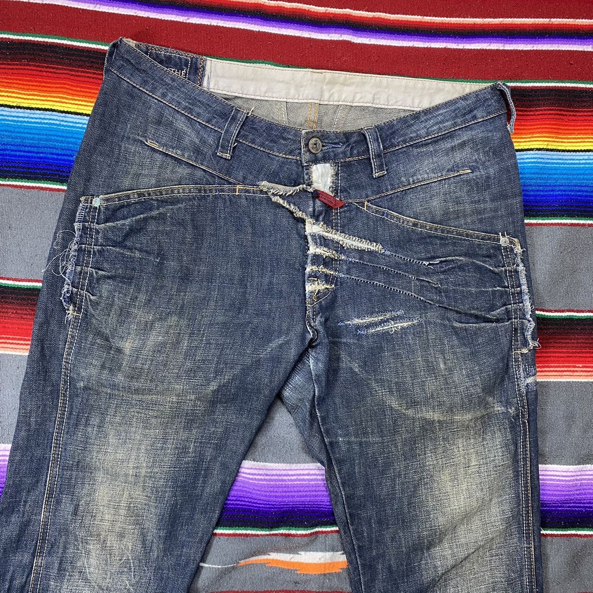 Marithe + Francois Girbaud Vintage Marithe Francois Girbaud Distressed Denim Size US 36 / EU 52 - 2 Thumbnail
