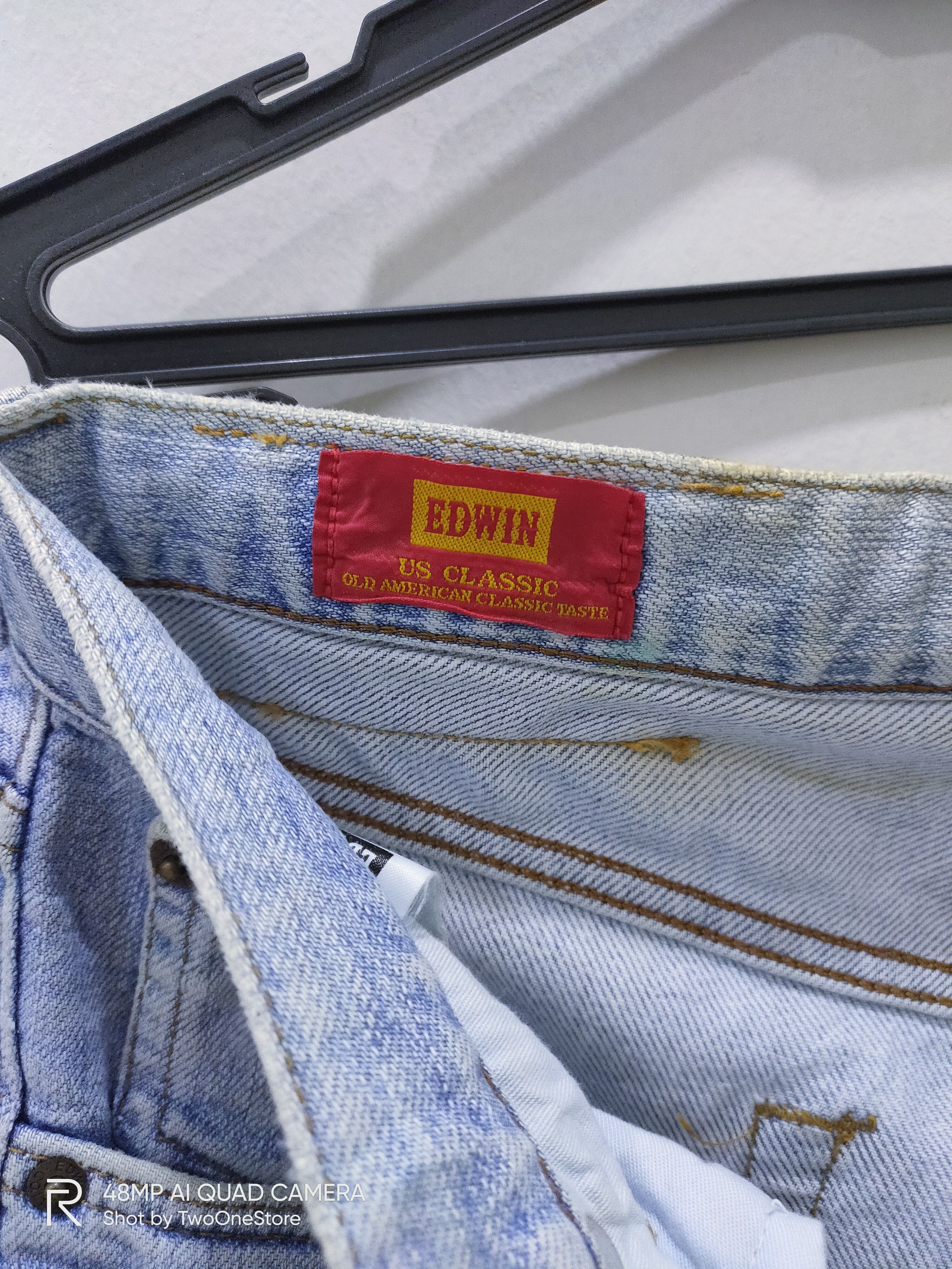 Edwin Vintage Original EDWIN US CLASSIC 603 Rare Denim Blue Jeans Size US 31 - 7 Thumbnail