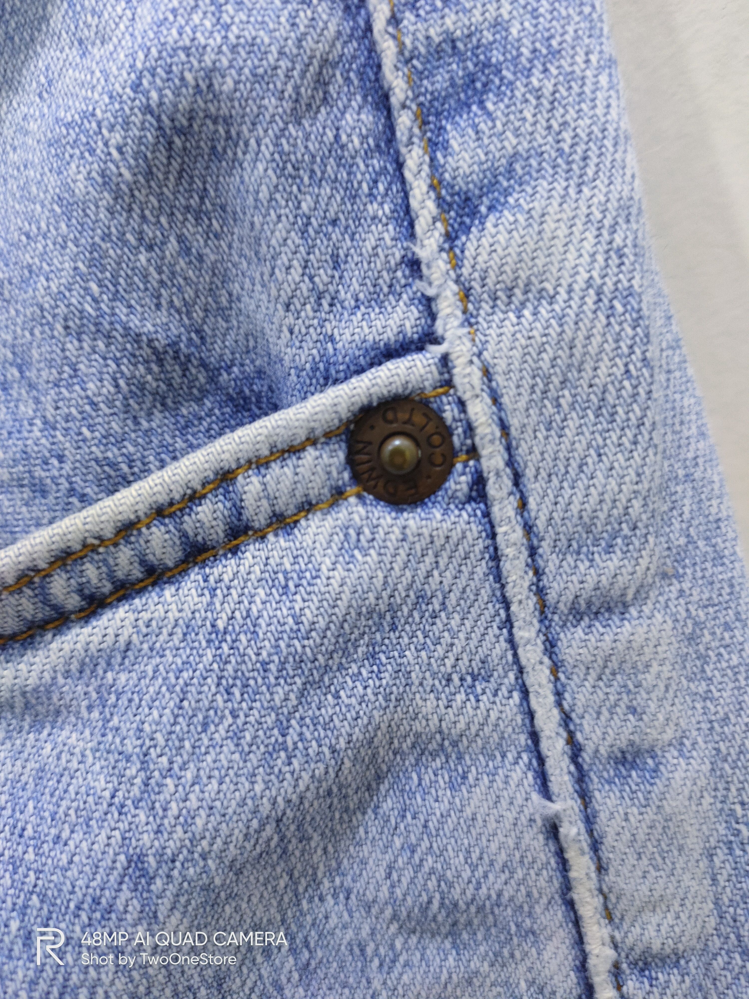 Edwin Vintage Original EDWIN US CLASSIC 603 Rare Denim Blue Jeans Size US 31 - 11 Thumbnail