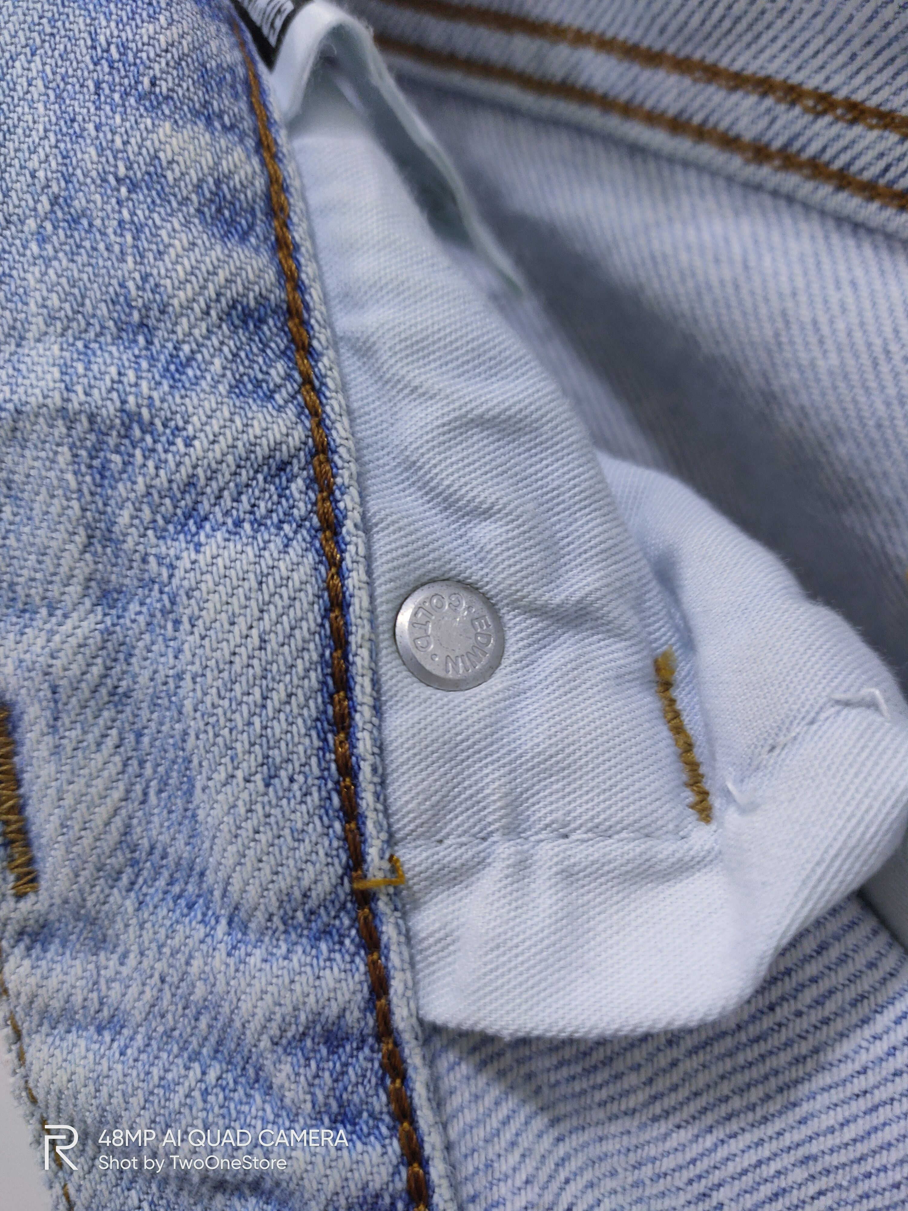 Edwin Vintage Original EDWIN US CLASSIC 603 Rare Denim Blue Jeans Size US 31 - 8 Thumbnail