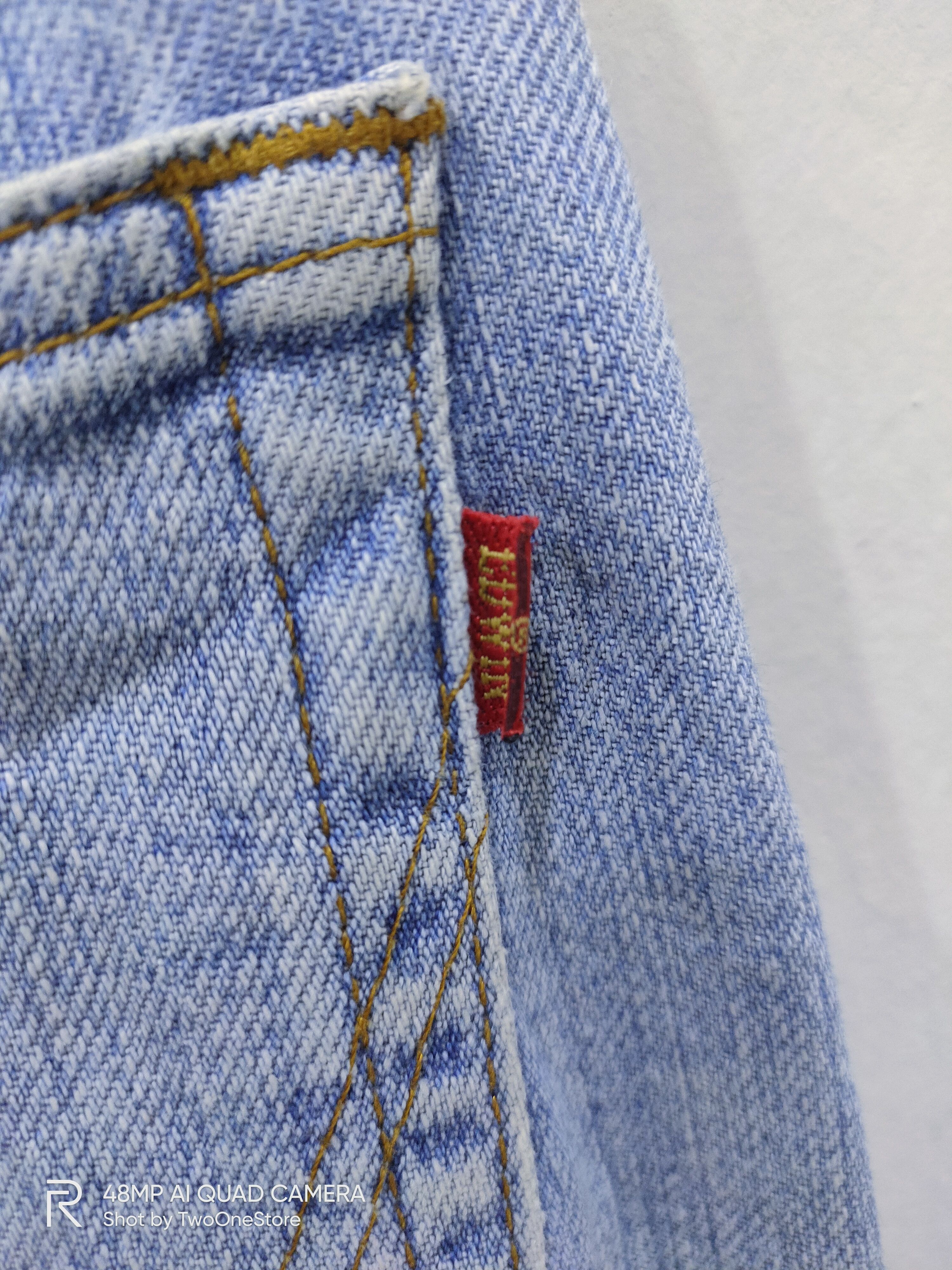 Edwin Vintage Original EDWIN US CLASSIC 603 Rare Denim Blue Jeans Size US 31 - 17 Thumbnail