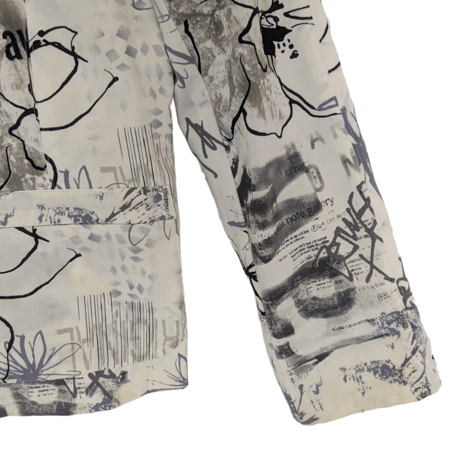 Japanese Brand Japan LES LALIQUE Monogram Full Print Jacket Size S / US 4 / IT 40 - 5 Thumbnail
