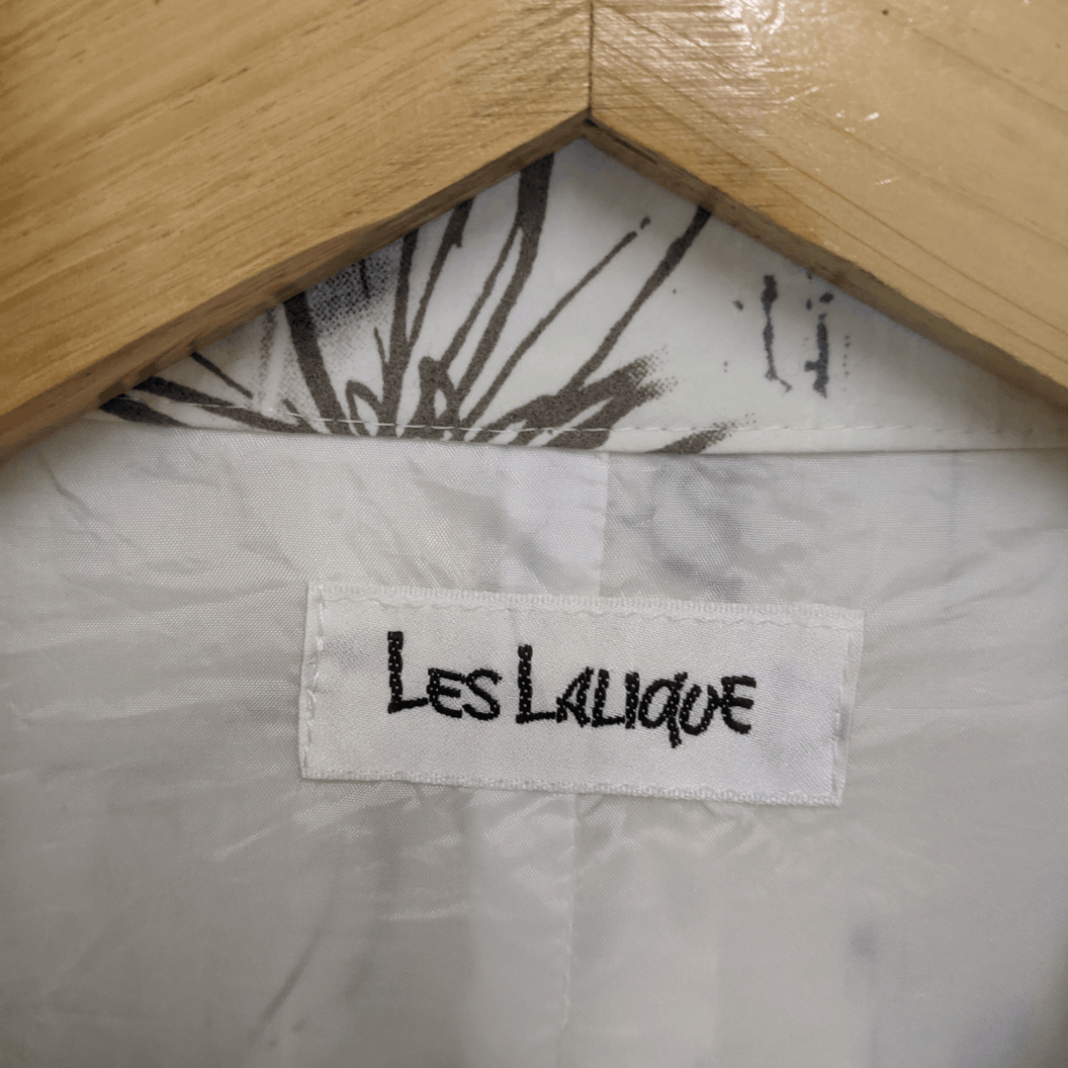 Japanese Brand Japan LES LALIQUE Monogram Full Print Jacket Size S / US 4 / IT 40 - 8 Thumbnail