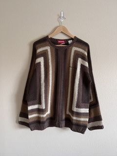 Supreme Supreme Hand Knit Crochet Sweater Brown | Grailed