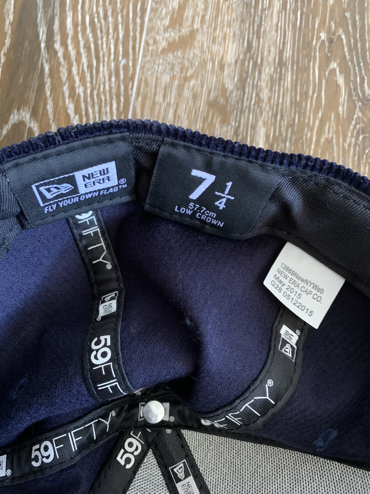 Supreme Supreme 7 1/4 corduroy fitted box logo hat Size ONE SIZE - 5 Thumbnail