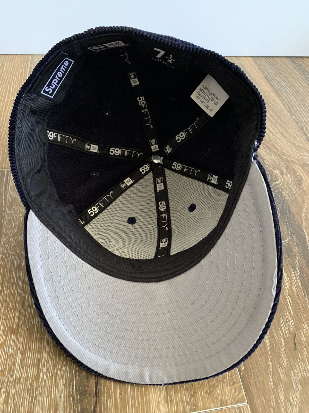 Supreme Supreme 7 1/4 corduroy fitted box logo hat Size ONE SIZE - 3 Thumbnail