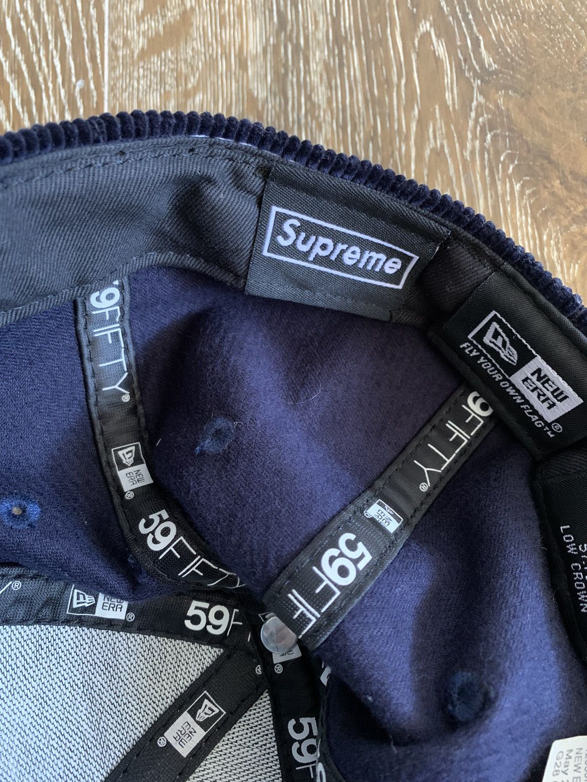 Supreme Supreme 7 1/4 corduroy fitted box logo hat Size ONE SIZE - 6 Thumbnail