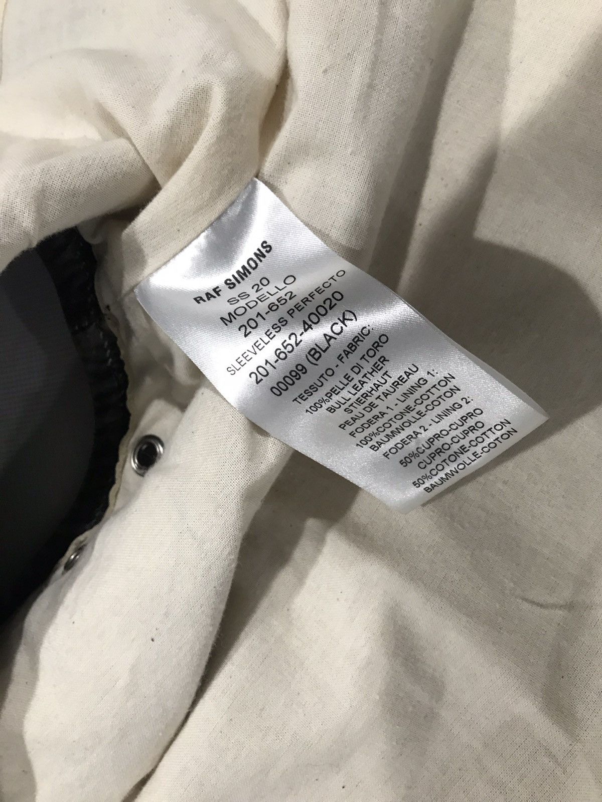 Raf Simons Raf Simons oversized biker vest. 48/M. $5000 Size US M / EU 48-50 / 2 - 4 Thumbnail