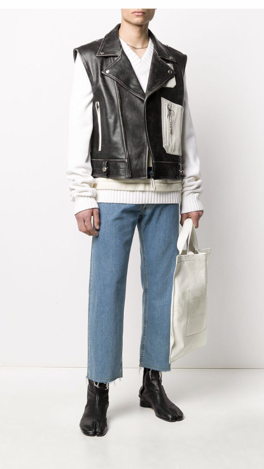 Raf Simons Raf Simons oversized biker vest. 48/M. $5000 Size US M / EU 48-50 / 2 - 2 Thumbnail