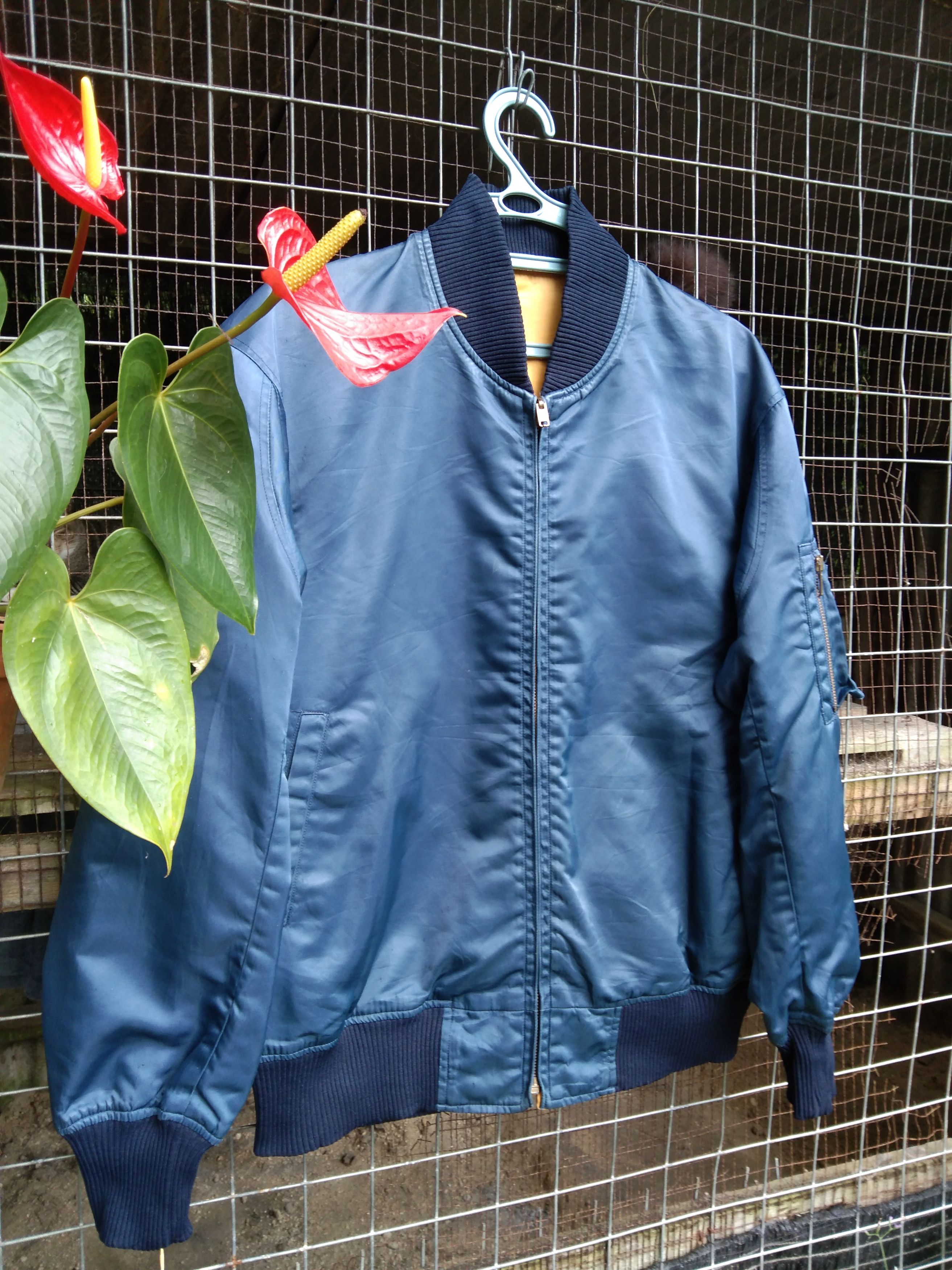 Japanese Brand REVERSIBLE NYLON BOMBER JACKET (LIKE NEW) Size US M / EU 48-50 / 2 - 2 Thumbnail