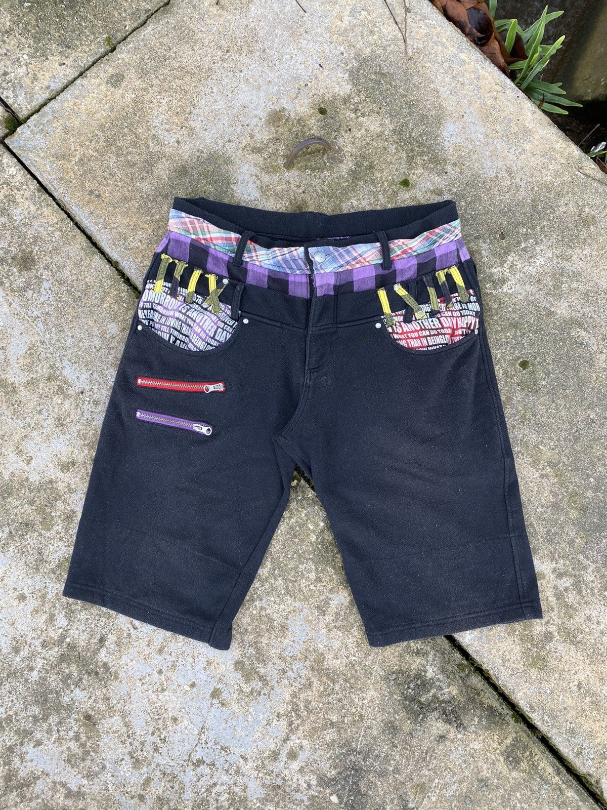 Japanese Brand ⚡️Steals⚡️ Barcedos Double Waist Shorts Size US 32 / EU 48 - 1 Thumbnail