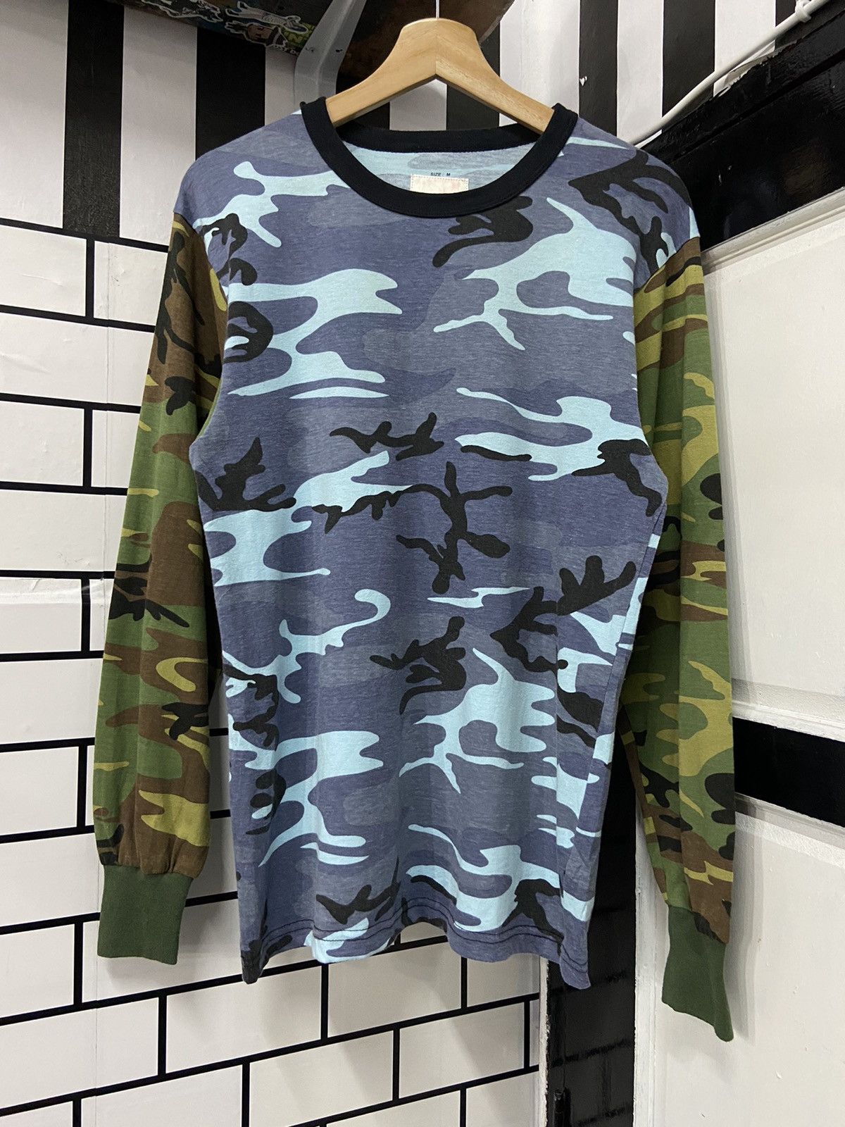 Opening Ceremony × Vintage Opening Ceremony Camo Long Sleeve Tshirt Size US S / EU 44-46 / 1 - 2 Thumbnail