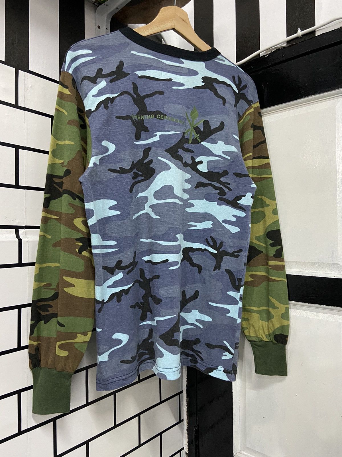 Opening Ceremony × Vintage Opening Ceremony Camo Long Sleeve Tshirt Size US S / EU 44-46 / 1 - 8 Thumbnail