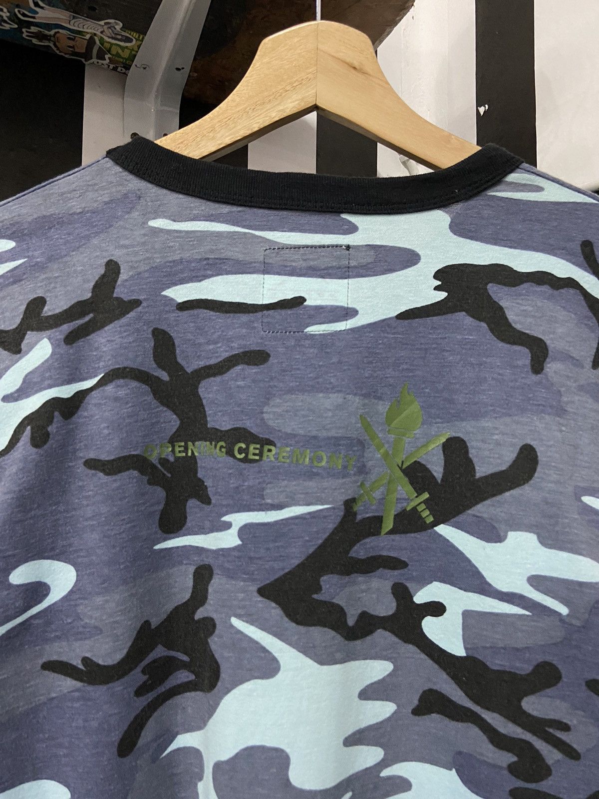 Opening Ceremony × Vintage Opening Ceremony Camo Long Sleeve Tshirt Size US S / EU 44-46 / 1 - 9 Thumbnail