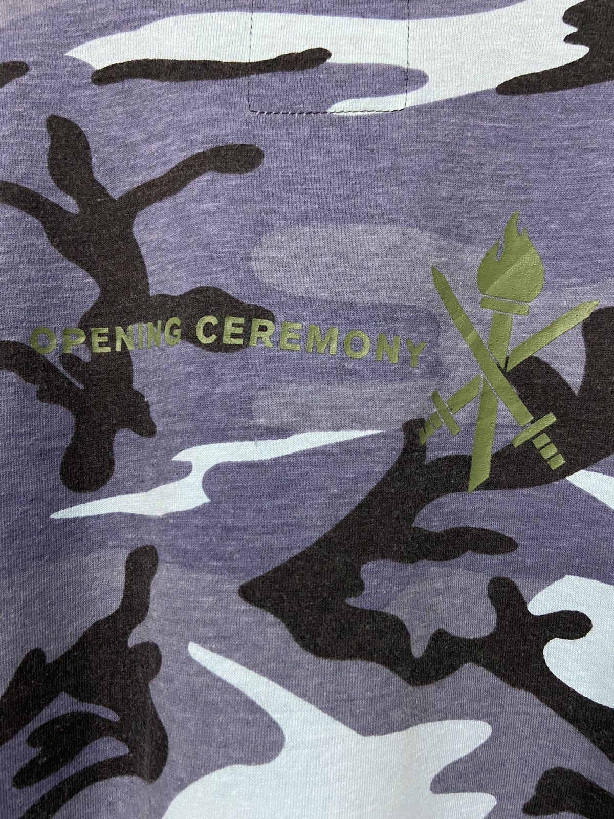 Opening Ceremony × Vintage Opening Ceremony Camo Long Sleeve Tshirt Size US S / EU 44-46 / 1 - 10 Thumbnail