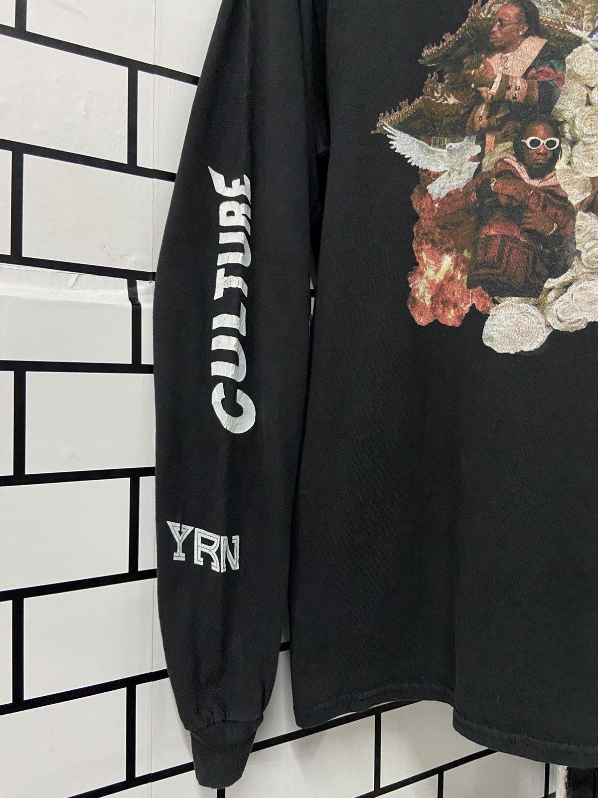 Migos × Rap Tees Migos YRN Young Rich Nation “Culture” Art Long Sleeve tee Size US M / EU 48-50 / 2 - 8 Thumbnail