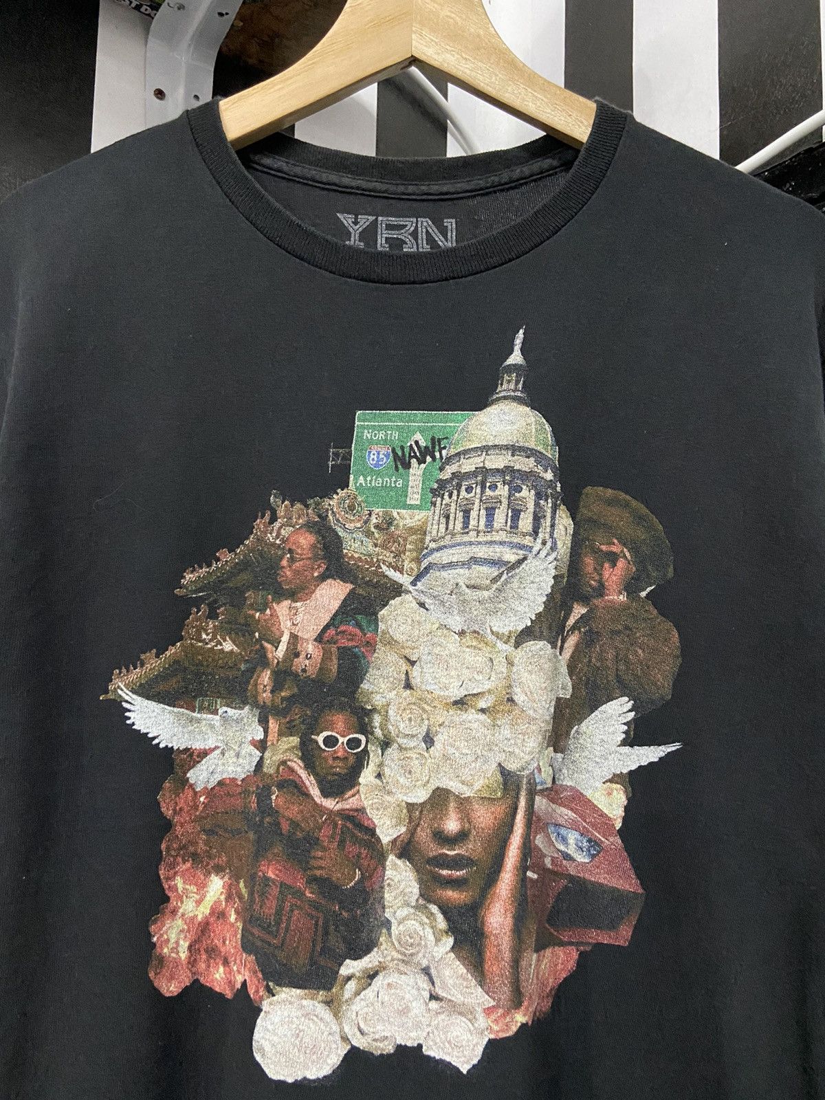 Migos × Rap Tees Migos YRN Young Rich Nation “Culture” Art Long Sleeve tee Size US M / EU 48-50 / 2 - 4 Thumbnail