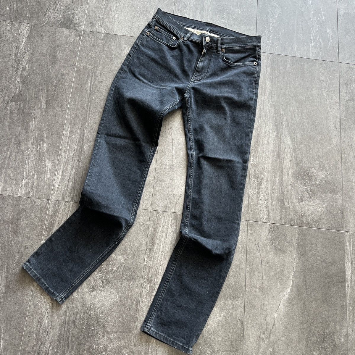 ACNE Studios Navy Blue Skinny Denim Jeans