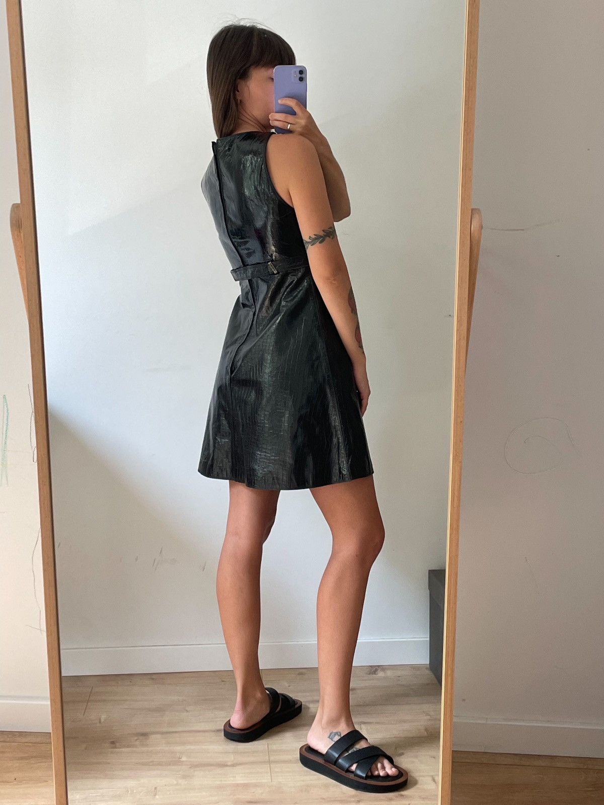 Versace × Vintage Iconic FW 1994 Gianni Versace Dress Carla Bruni Vintage Size S / US 4 / IT 40 - 4 Thumbnail