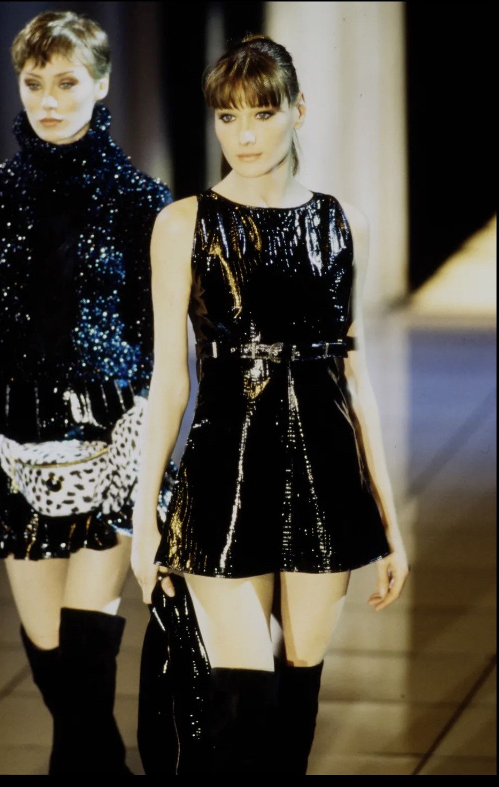 carla bruni versace blue dress Carla Bruni Royal Blue Cannes Film Festival 2023 Dress main image 1