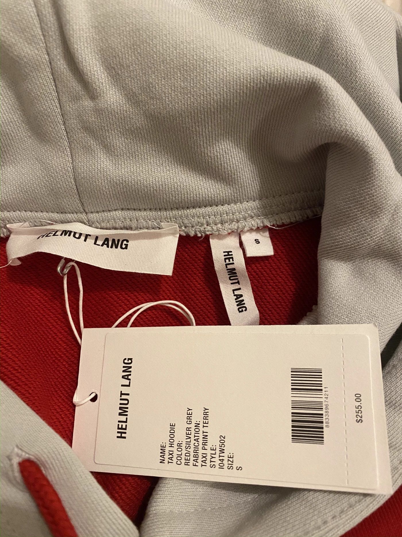Helmut Lang ⚡️QUICK SALE⚡️ Helmut Lang Red Taxi Logo Hoodie Size US S / EU 44-46 / 1 - 5 Thumbnail