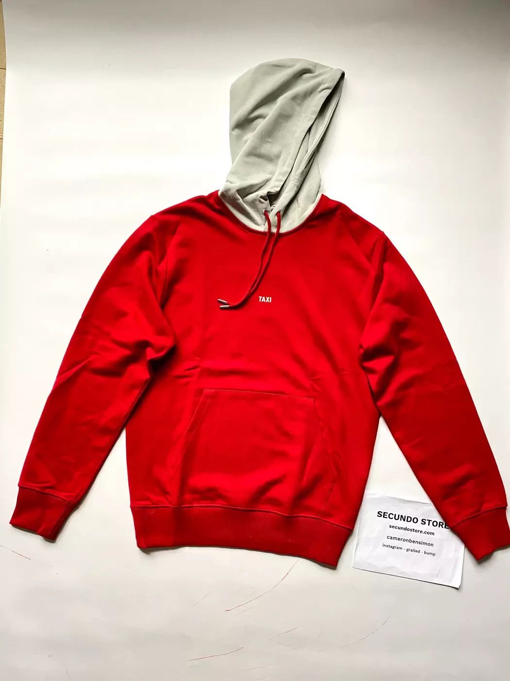 Helmut Lang ⚡️QUICK SALE⚡️ Helmut Lang Red Taxi Logo Hoodie Size US S / EU 44-46 / 1 - 4 Thumbnail