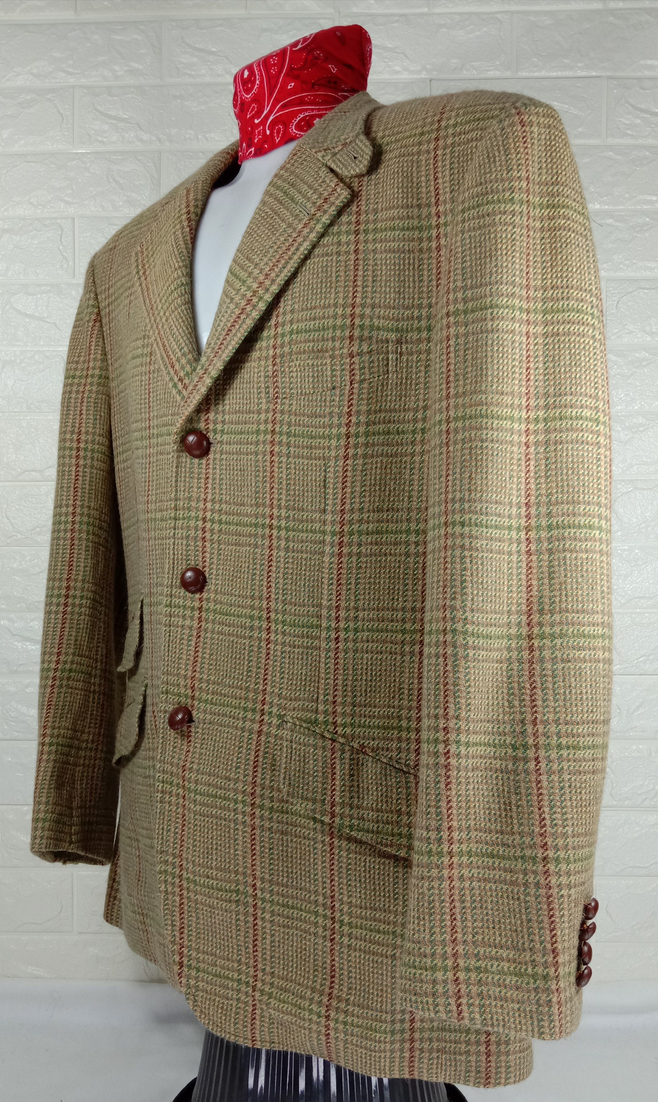 Japanese Brand Vintage Atelier Sab Cashmere Coat Size US L / EU 52-54 / 3 - 3 Thumbnail