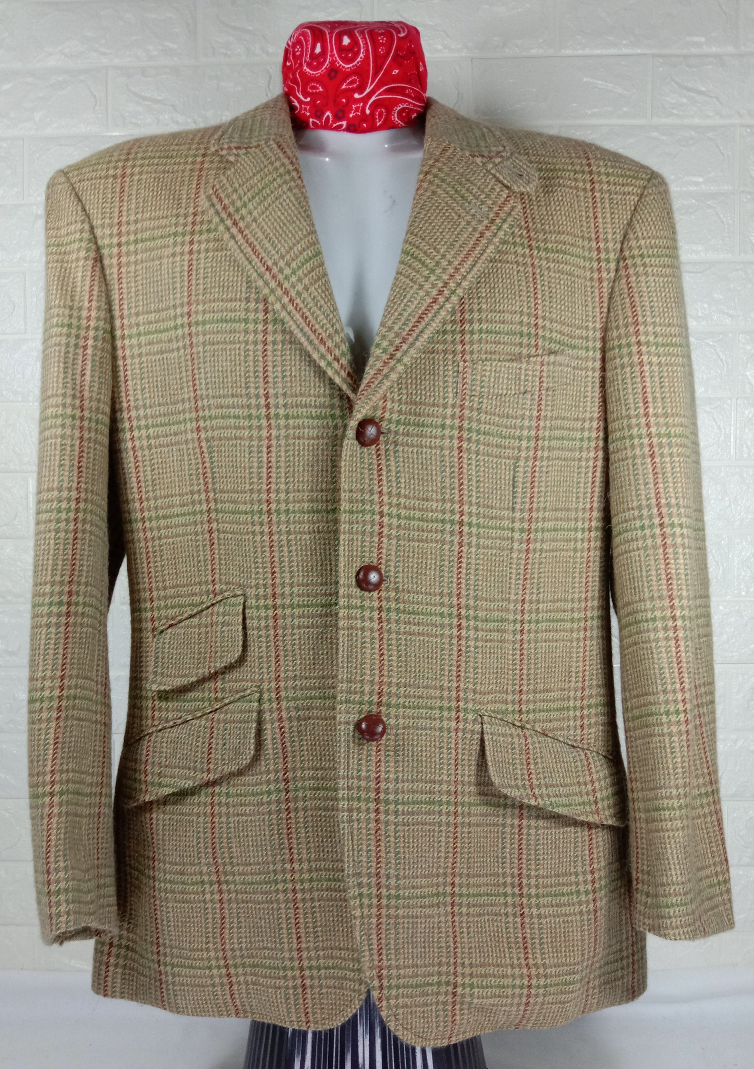 Japanese Brand Vintage Atelier Sab Cashmere Coat Size US L / EU 52-54 / 3 - 1 Thumbnail