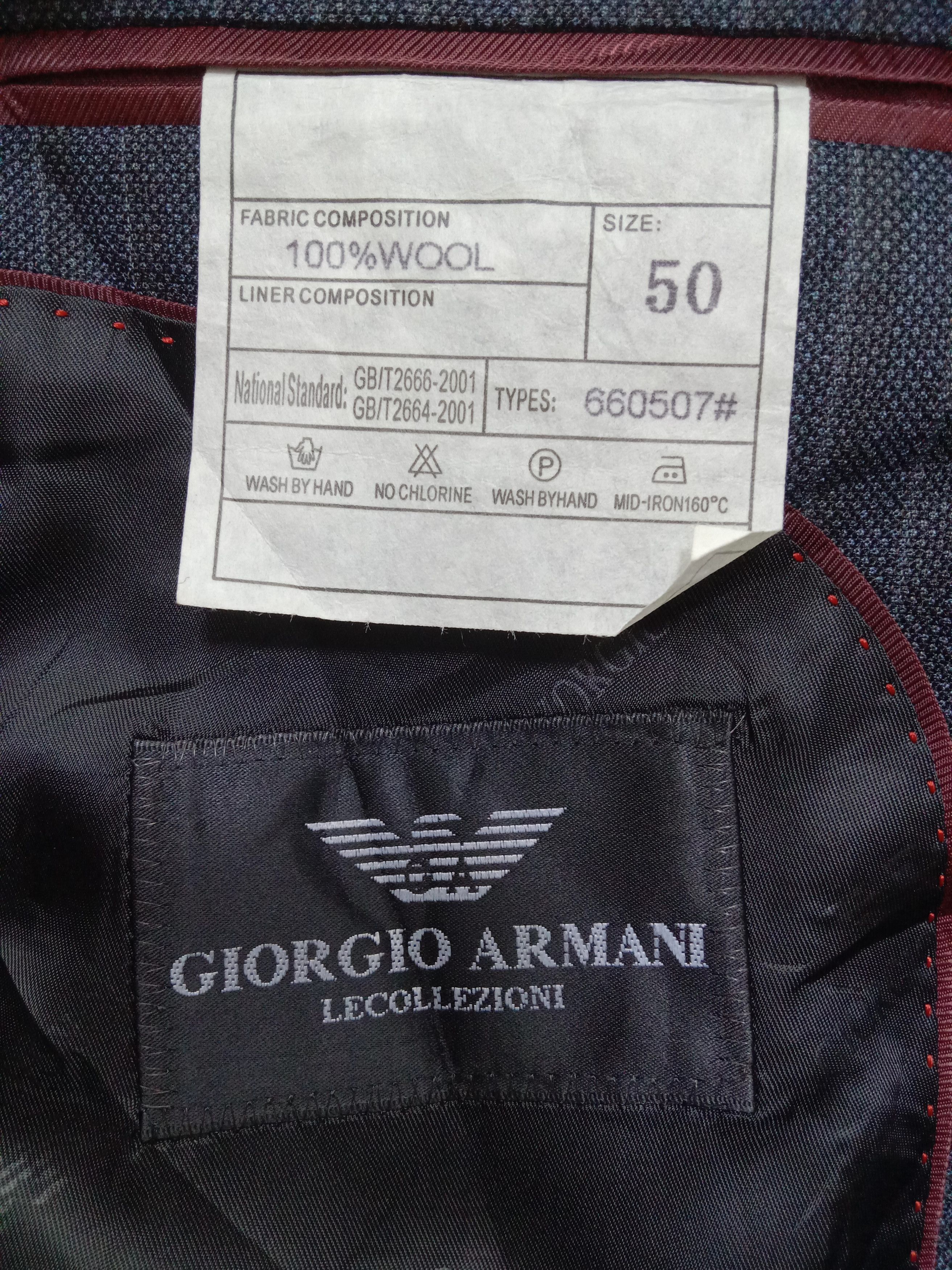 Giorgio Armani Giorgio Armani Le Collezioni Wool Blazer Size US L / EU 52-54 / 3 - 11 Thumbnail