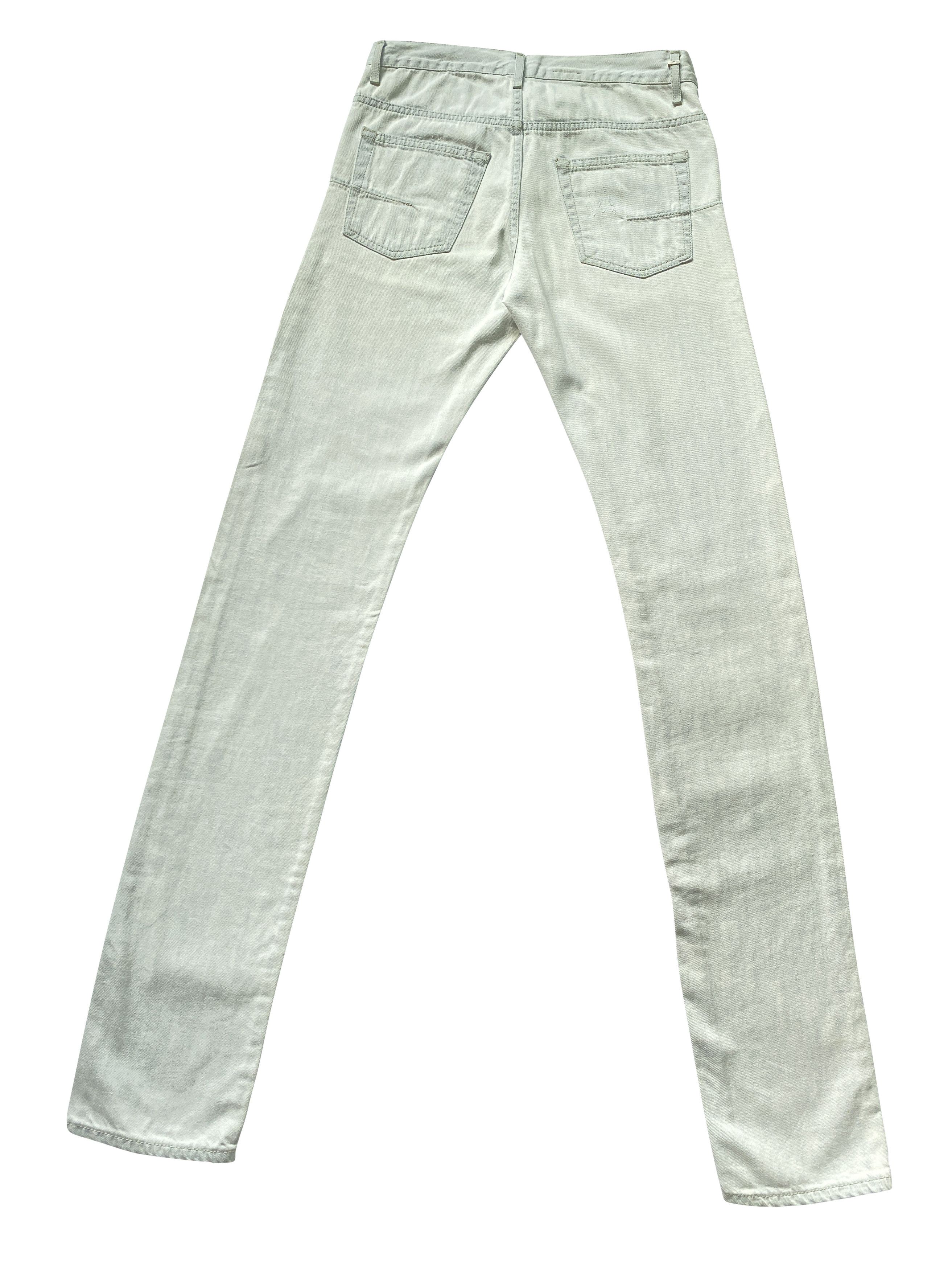 Dior ⚡️QUICK SALE⚡️Dior Washed Out White Jeans Denim | Grailed