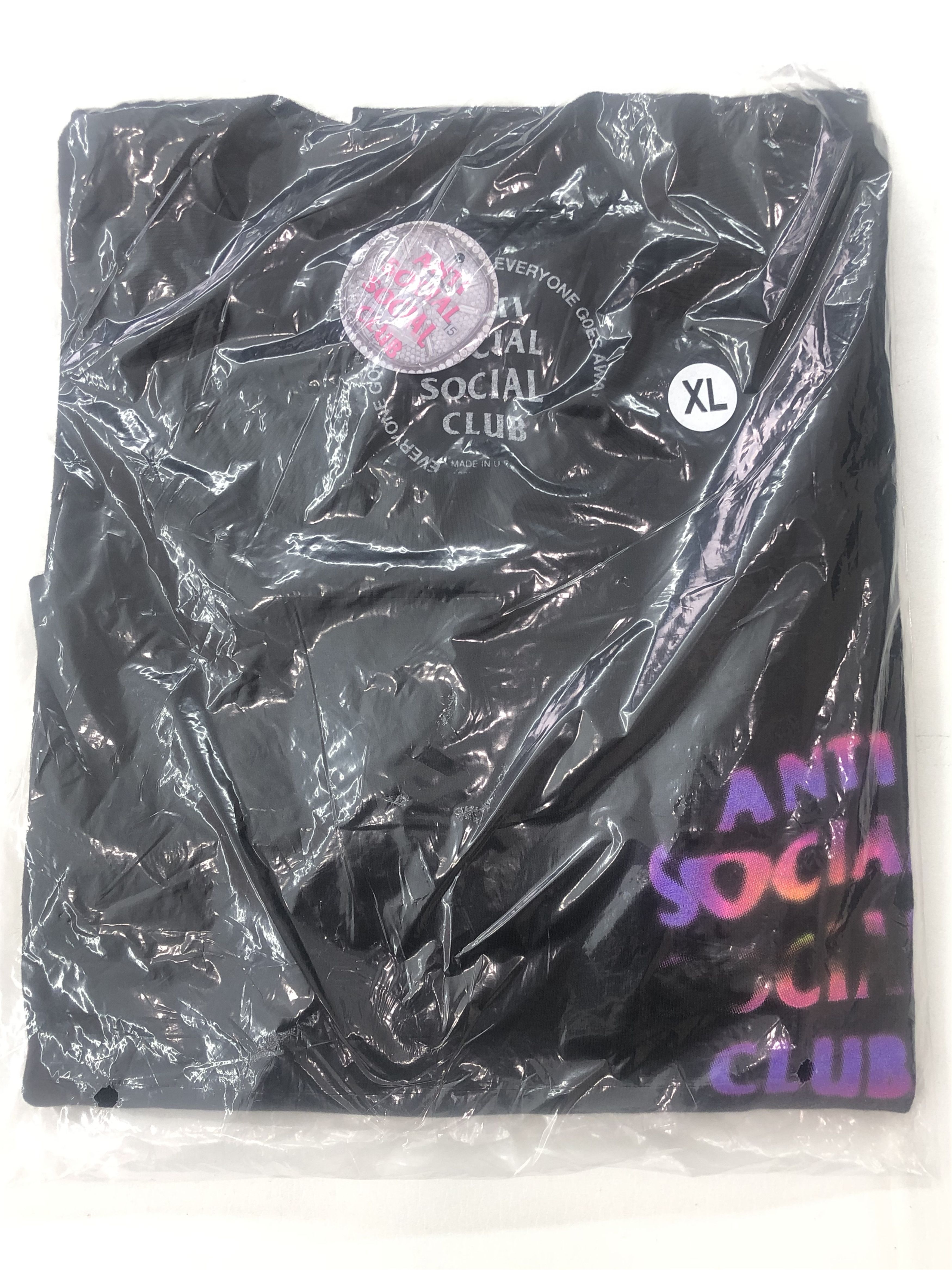 Anti Social Social Club × Members Only DS ASSC Lava Black Tee BAPE KITH FTP FOG CDG OOTD KAWS VLONE Size US XL / EU 56 / 4 - 2 Thumbnail