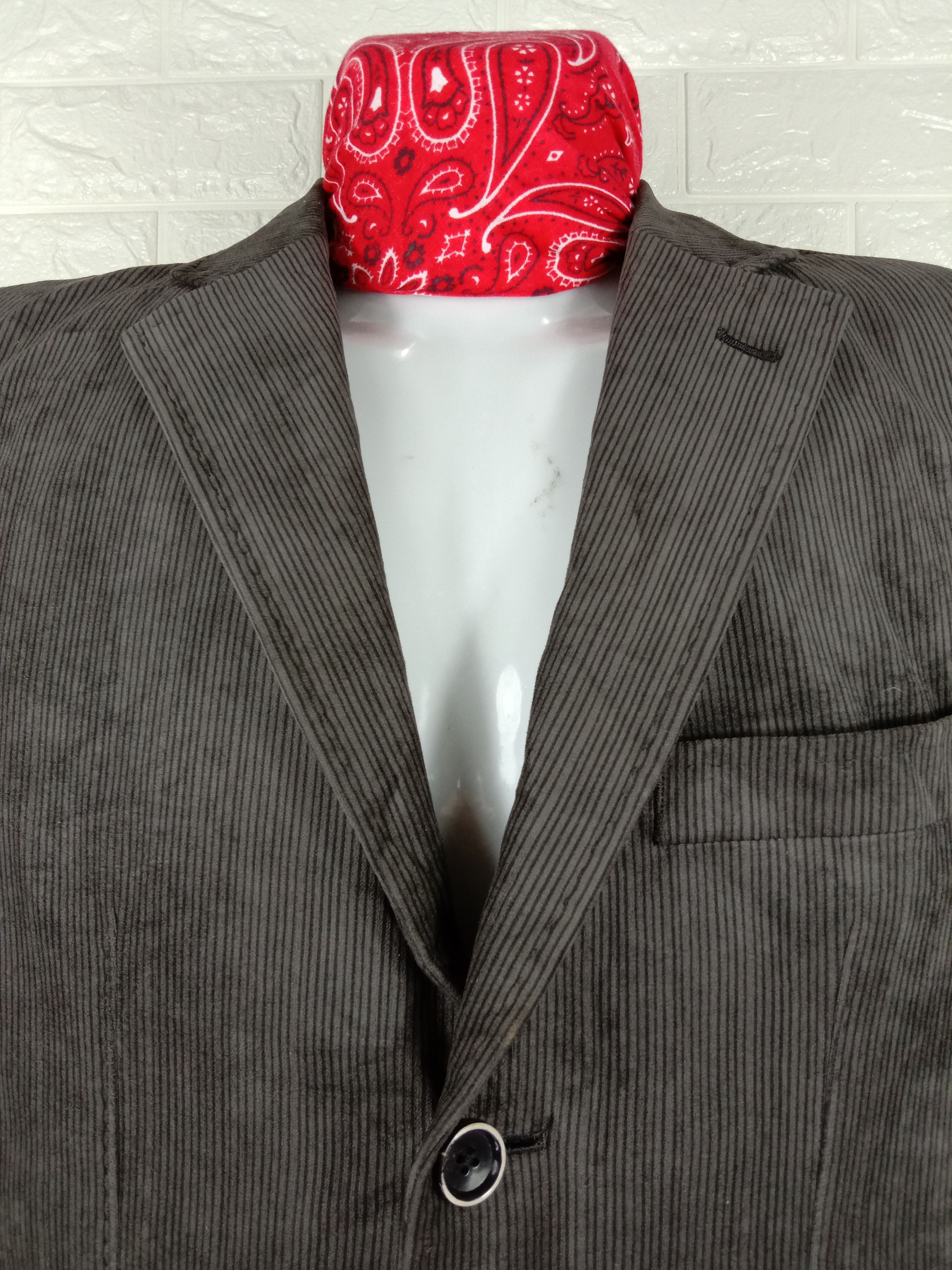 Japanese Brand Vintage Simple Life Velvet Coat Size US L / EU 52-54 / 3 - 5 Thumbnail