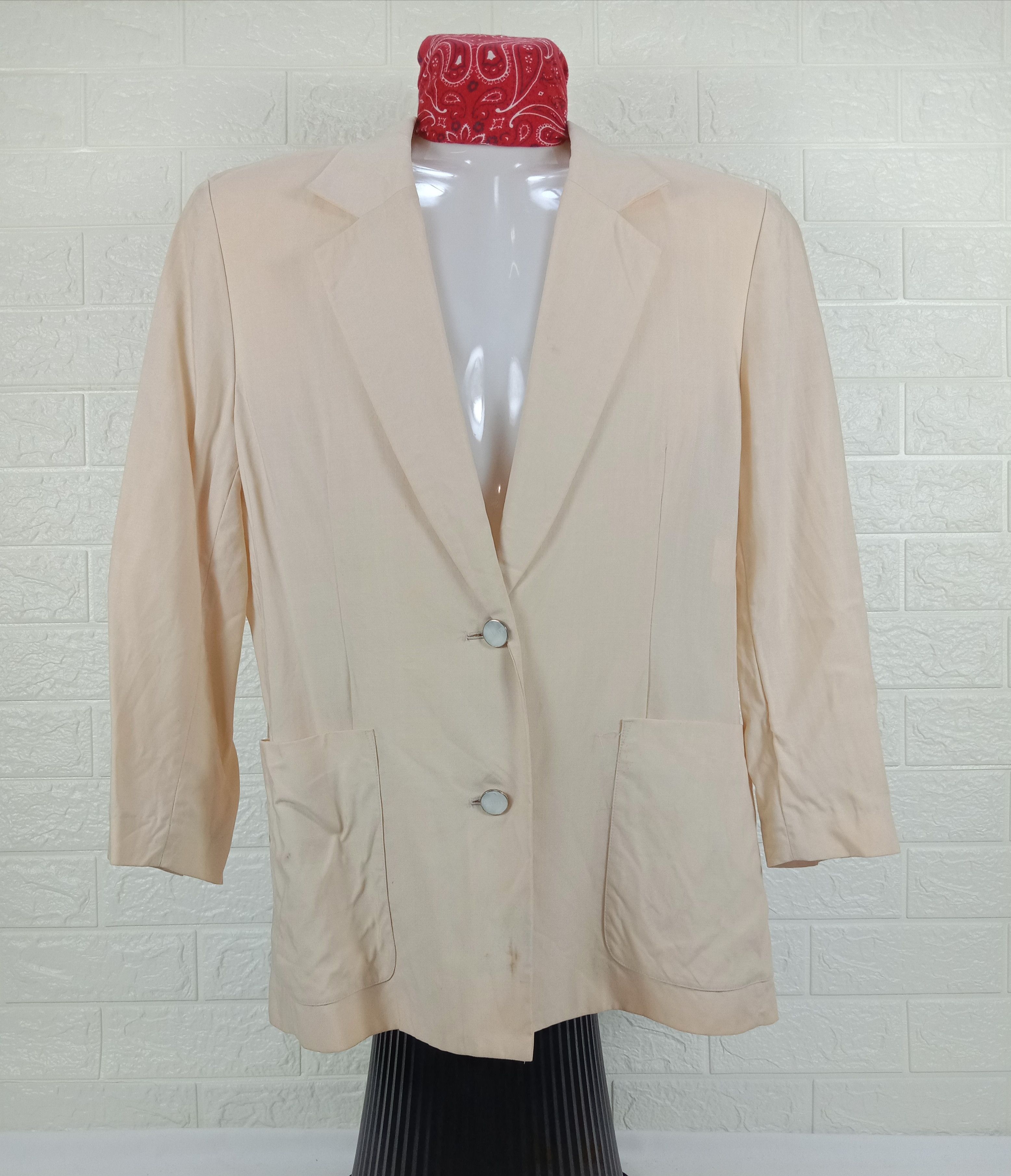 Burberry Vintage Burberry Blazer Coat Jacket Size L / US 10 / IT 46 - 1 Thumbnail