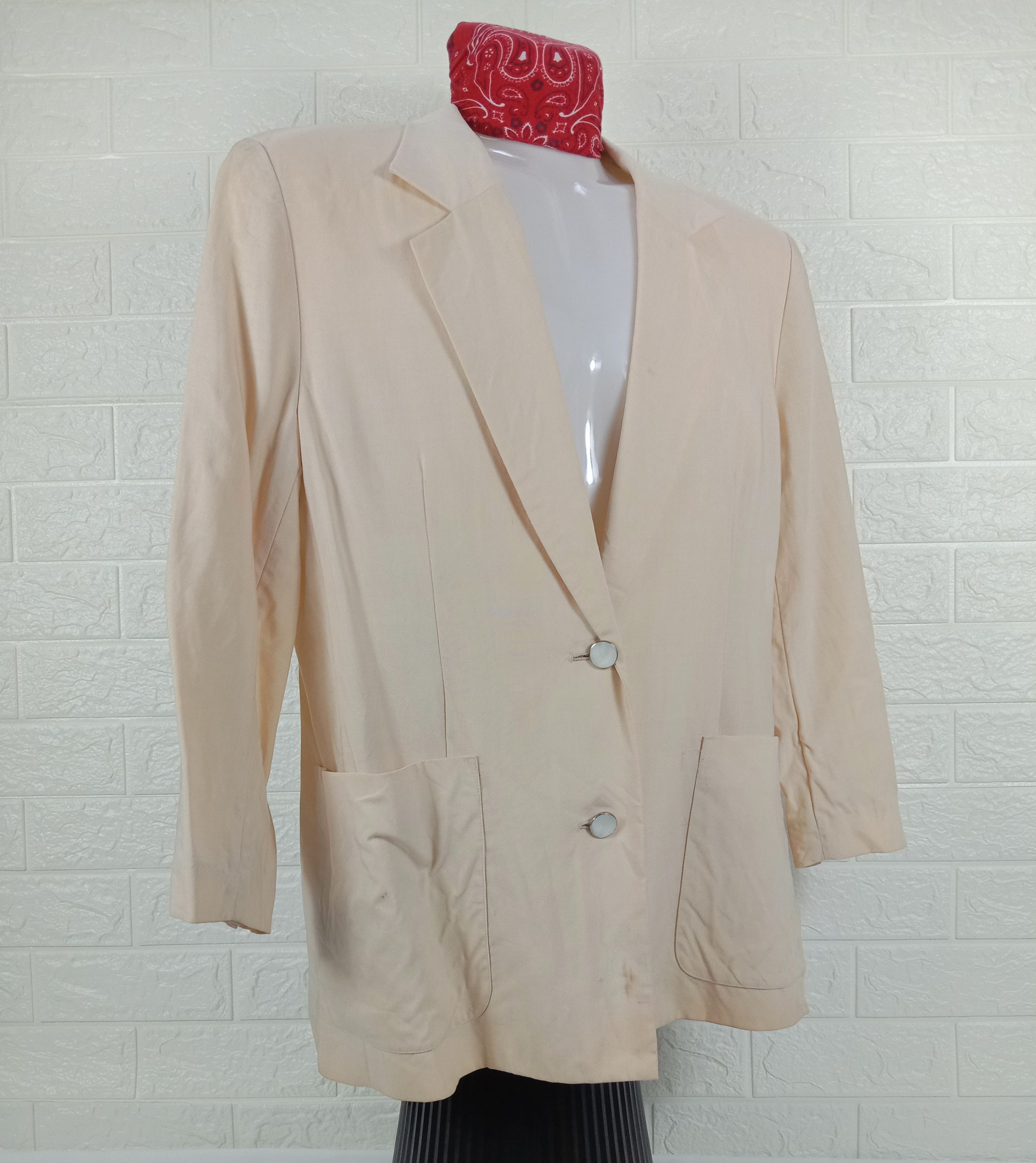 Burberry Vintage Burberry Blazer Coat Jacket Size L / US 10 / IT 46 - 2 Thumbnail