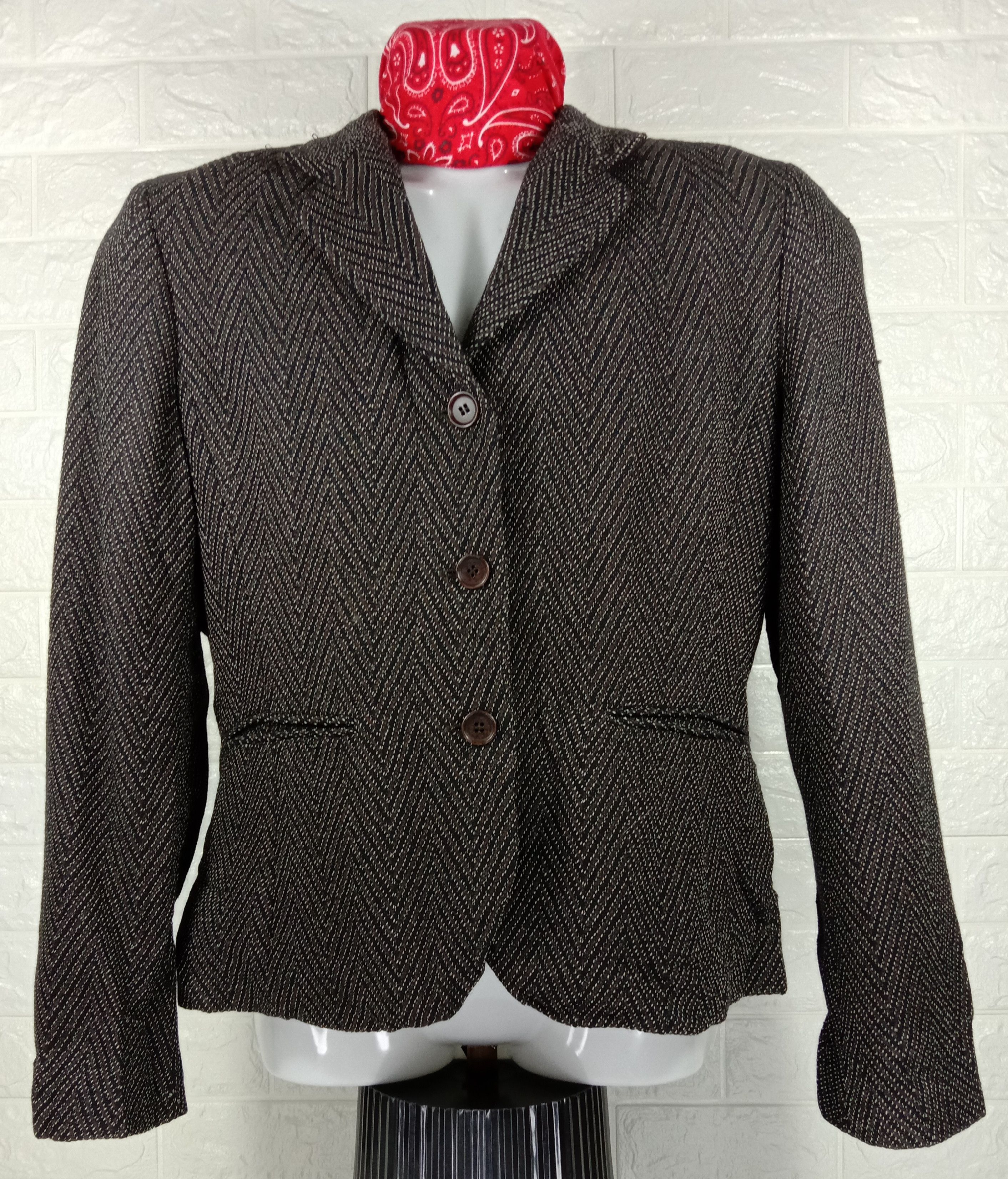 Max Mara Vintage Max Mara Wool Blazer Size M / US 6-8 / IT 42-44 - 1 Thumbnail