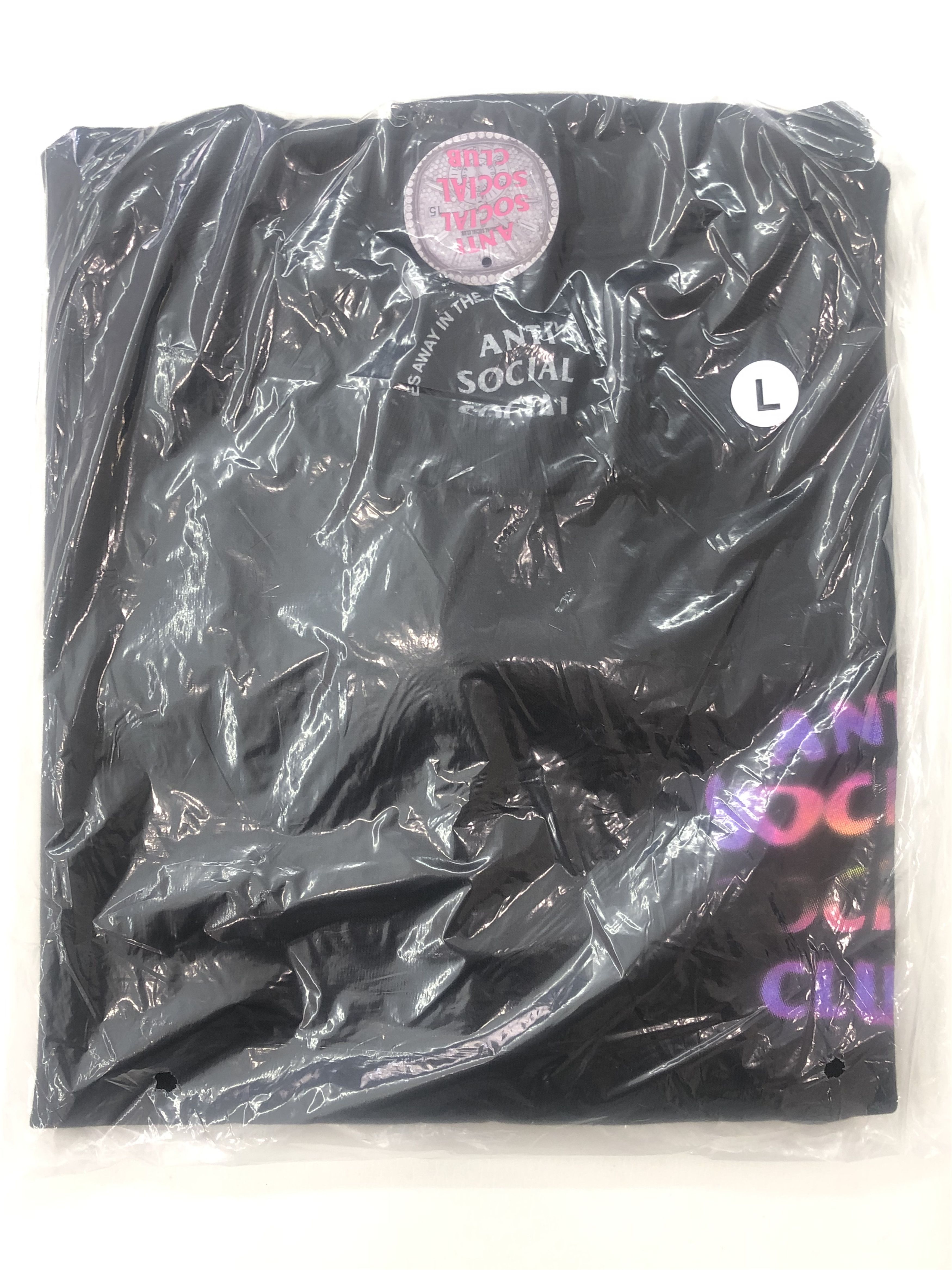 Anti Social Social Club × Members Only DS weekly exclusive ASSC Larva Black Tee BAPE KITH KAWS FOG Size US L / EU 52-54 / 3 - 2 Thumbnail