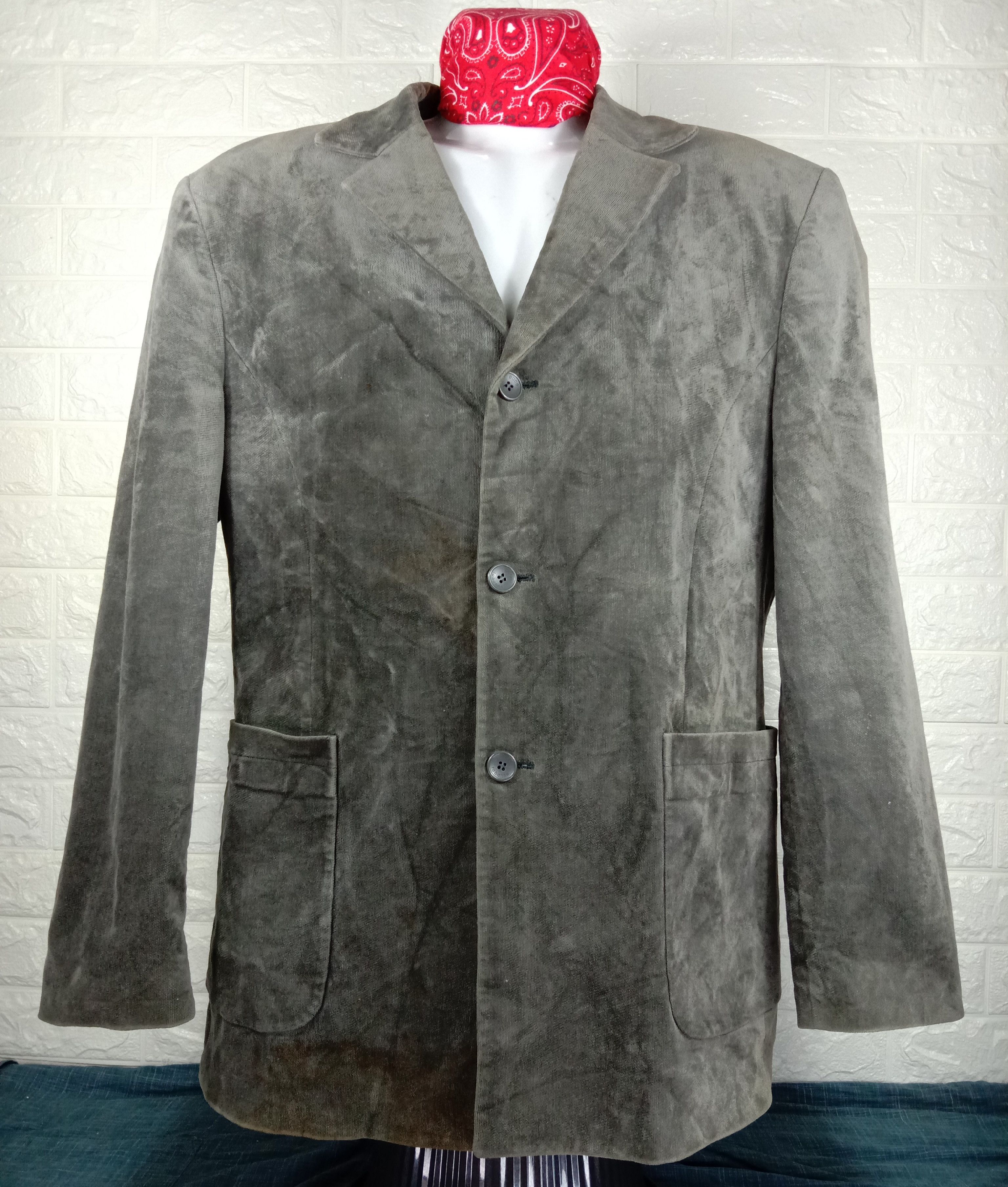Paco Rabanne Vintage Paco Robanne Vintage Velvet Top Coat Size L / US 10 / IT 46 - 1 Thumbnail