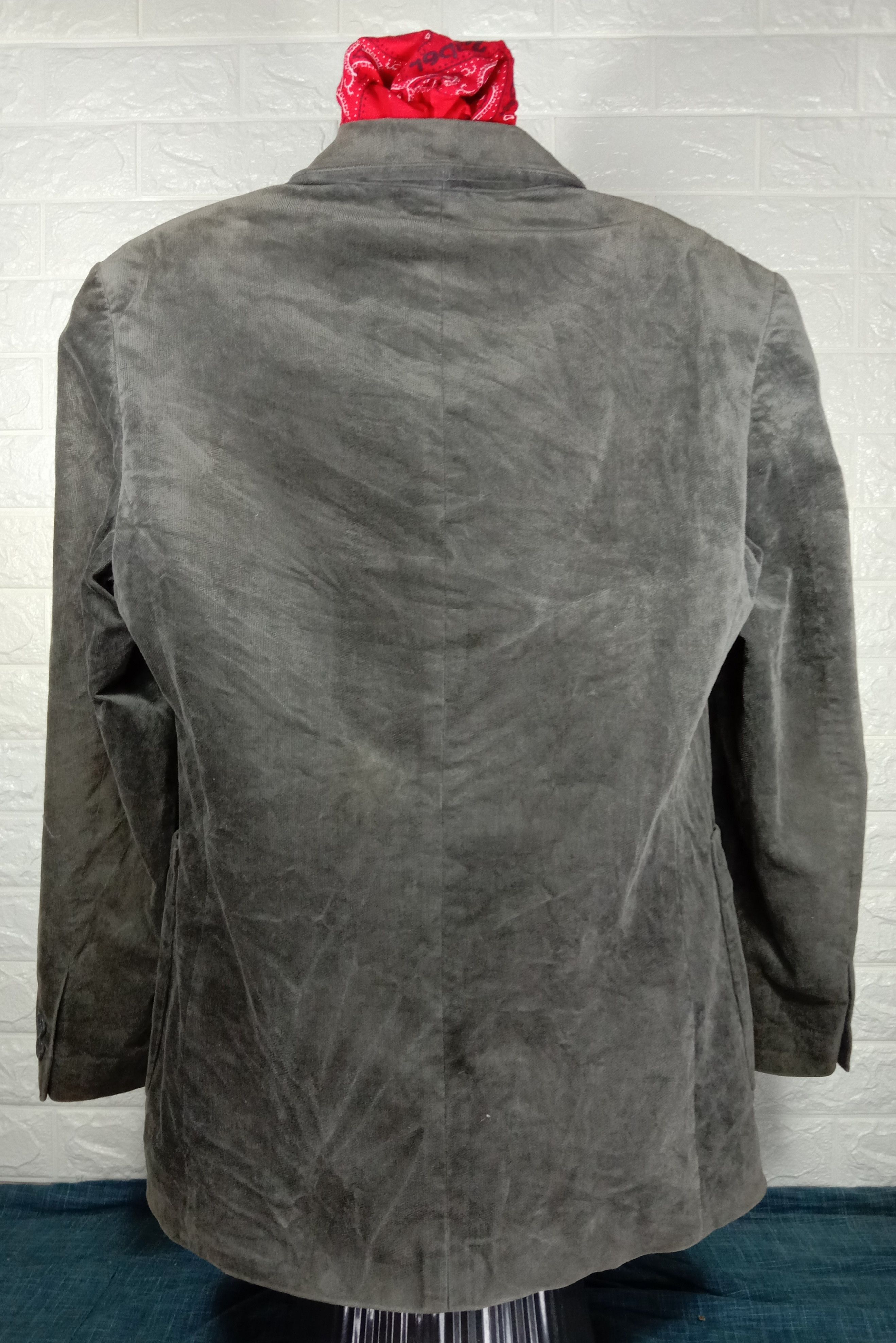 Paco Rabanne Vintage Paco Robanne Vintage Velvet Top Coat Size L / US 10 / IT 46 - 4 Thumbnail