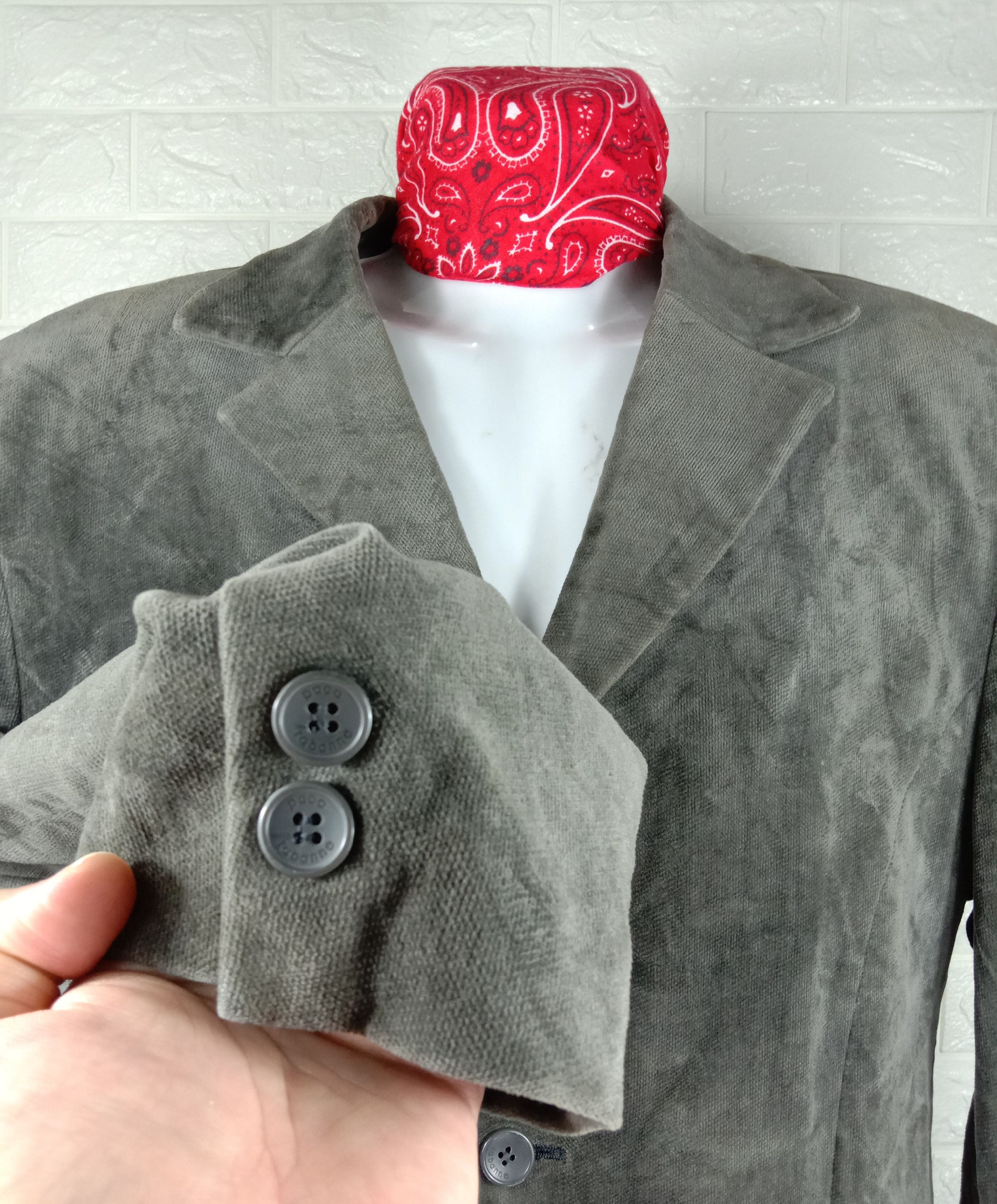 Paco Rabanne Vintage Paco Robanne Vintage Velvet Top Coat Size L / US 10 / IT 46 - 6 Thumbnail
