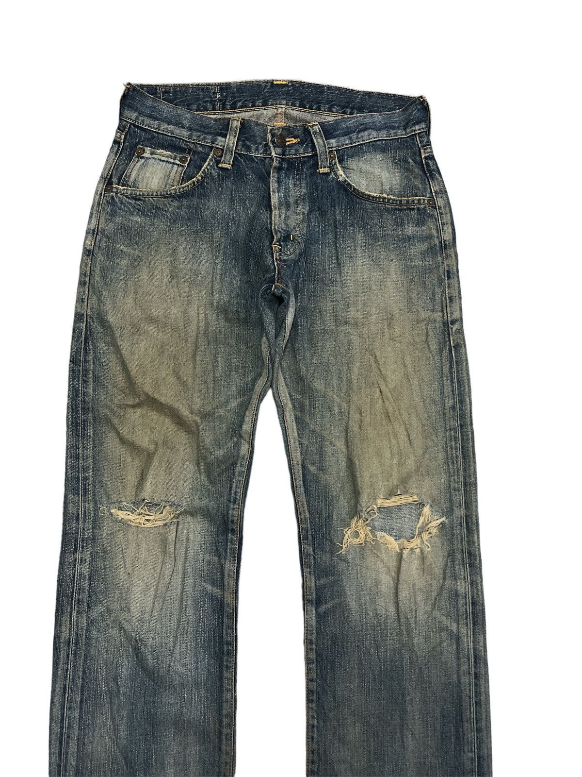 Other THRASHED RIPPED KURT KOBAIN BY EDWIN DENIM PANTS Size US 28 / EU 44 - 3 Thumbnail