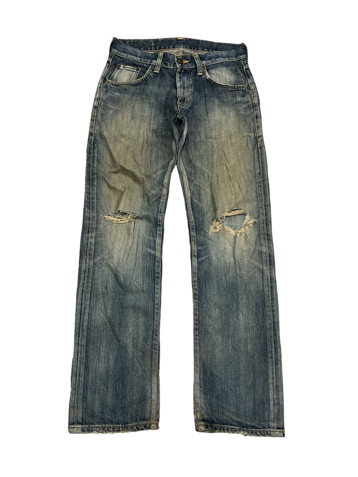 Other THRASHED RIPPED KURT KOBAIN BY EDWIN DENIM PANTS Size US 28 / EU 44 - 1 Thumbnail