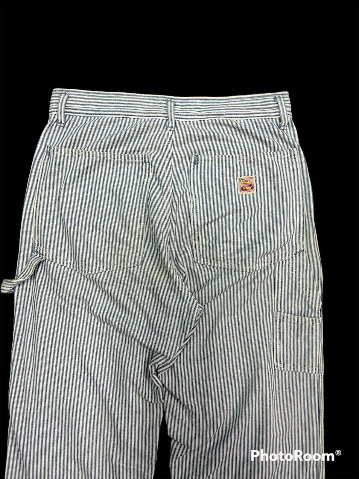 45rpm × Indigo 45 RPM INDIGO Caterpanter Workers Jeans Size US 33 - 6 Thumbnail