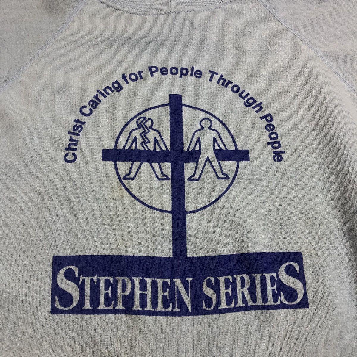 Other × Vintage Vintage 90s Stephen Series Christian Crewneck Sweatshirt Size US M / EU 48-50 / 2 - 2 Thumbnail