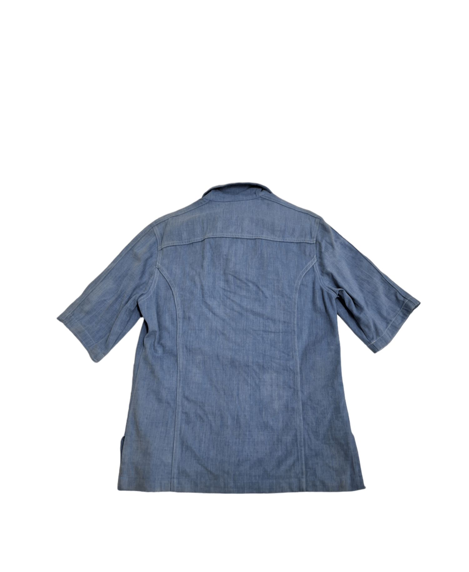 Lee × Vintage Vintage 80s Lee Workwear Snap Button Shirt Size US L / EU 52-54 / 3 - 2 Thumbnail