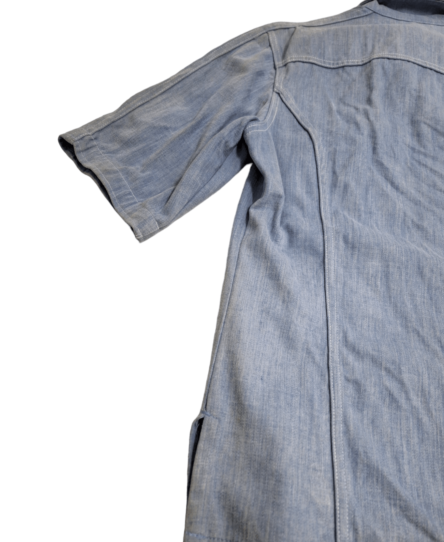 Lee × Vintage Vintage 80s Lee Workwear Snap Button Shirt Size US L / EU 52-54 / 3 - 6 Thumbnail